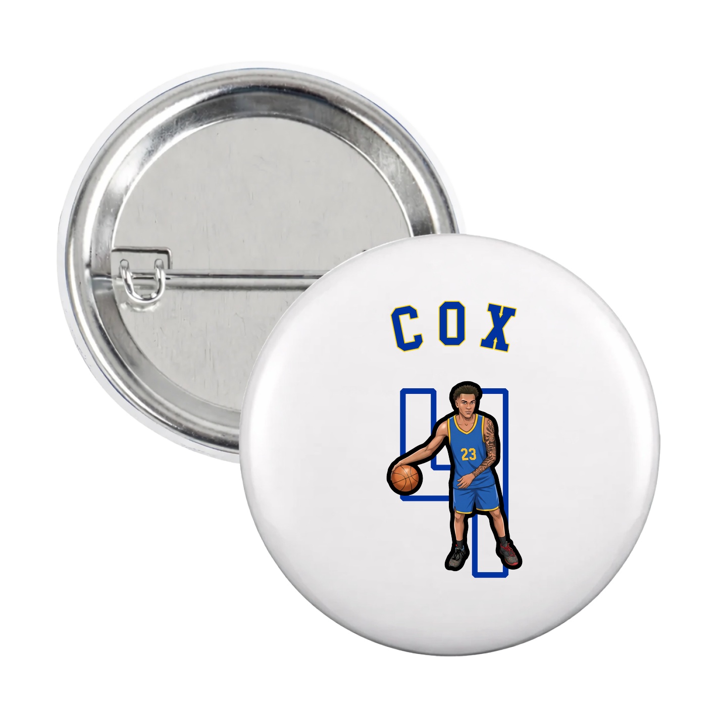 Game Day Button — Shirsey Arch in White