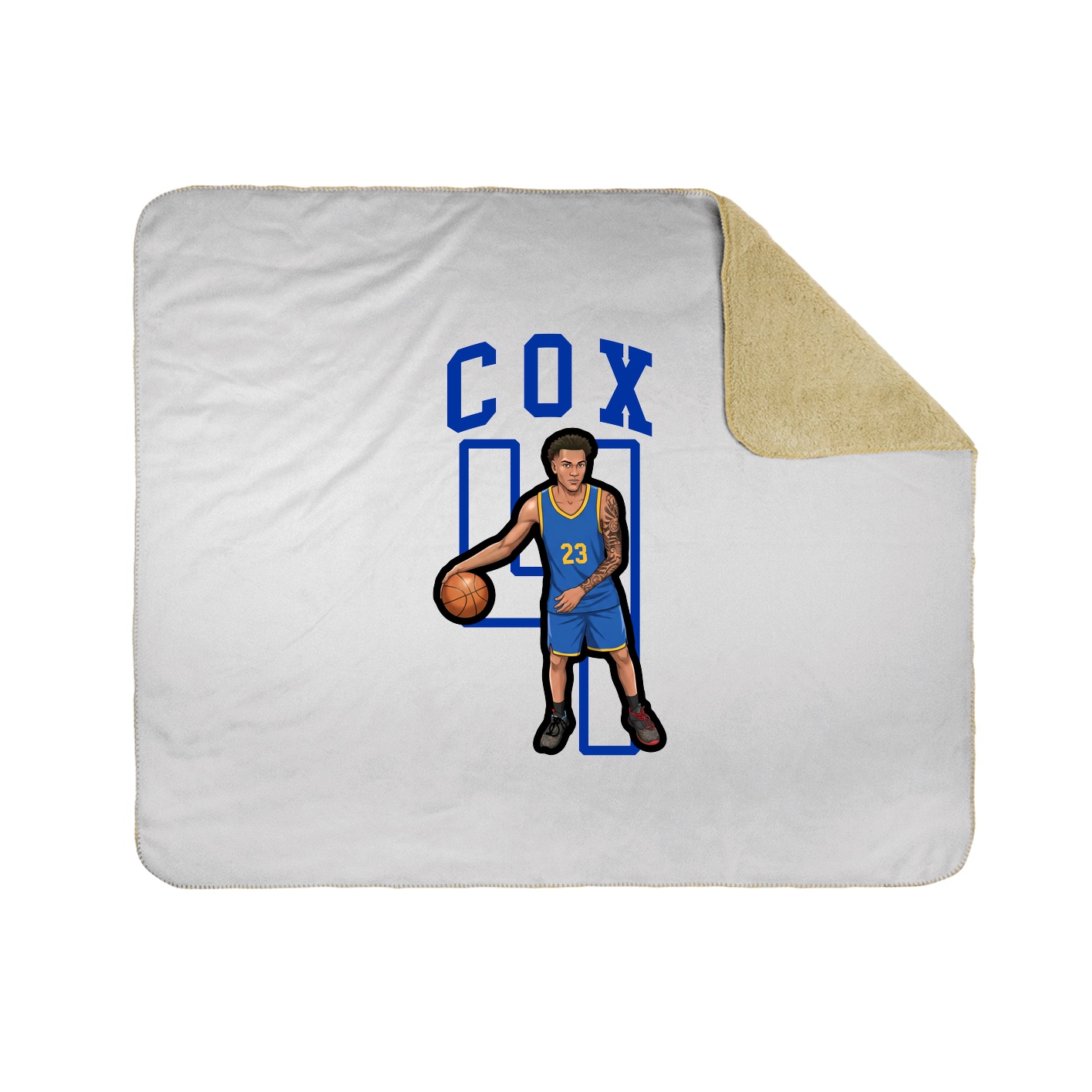 Throw Blanket — Shirsey in White