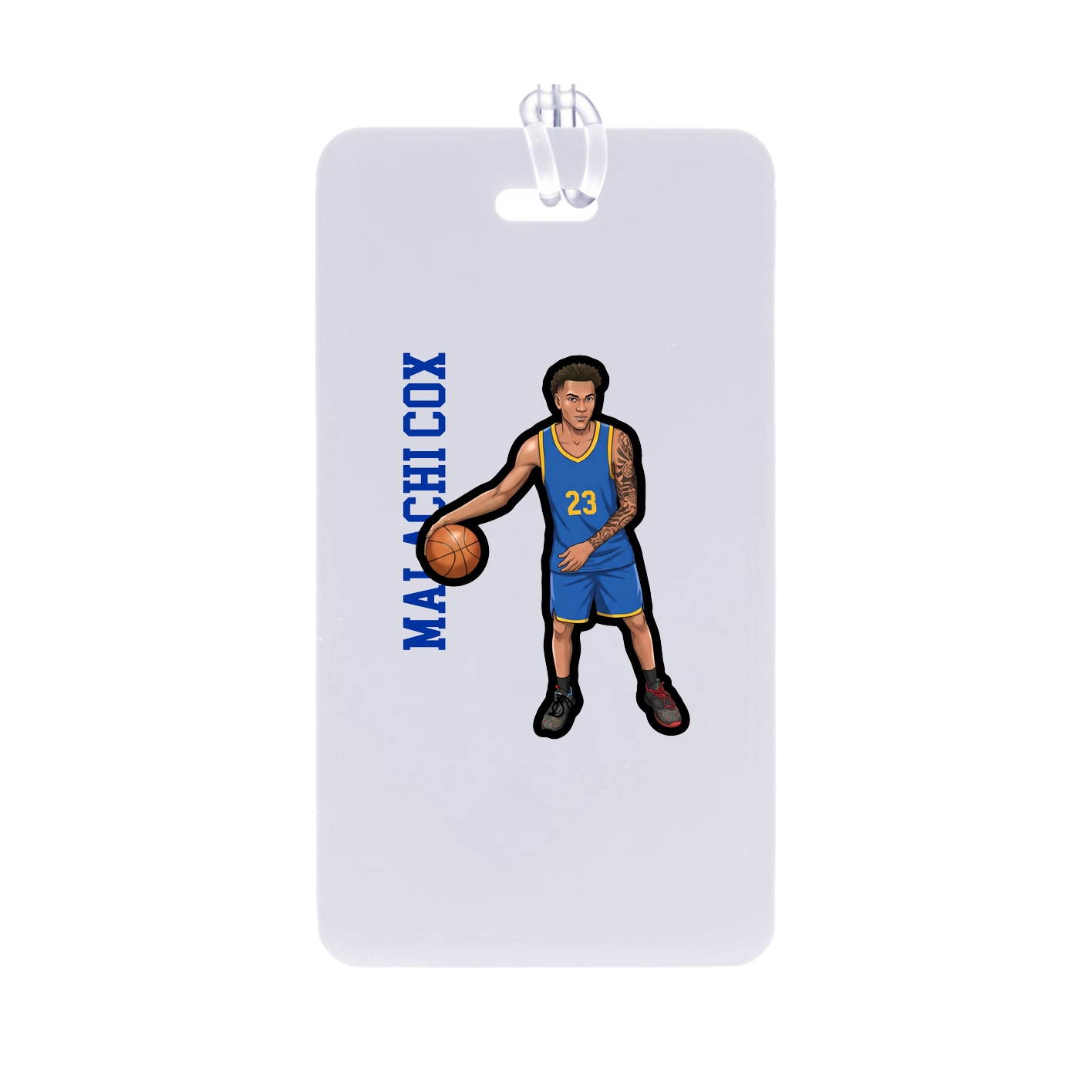 Bag Tag — Name Vertical in Classic