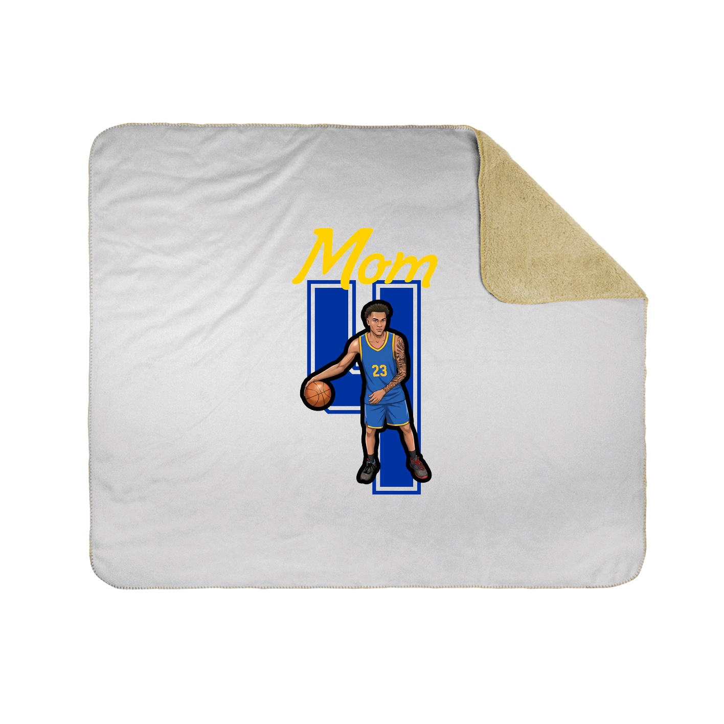 Throw Blanket — Mothers Day Shirsey in White