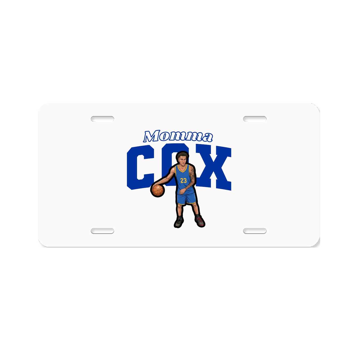 License Plate — Mothers Day Block in Classic