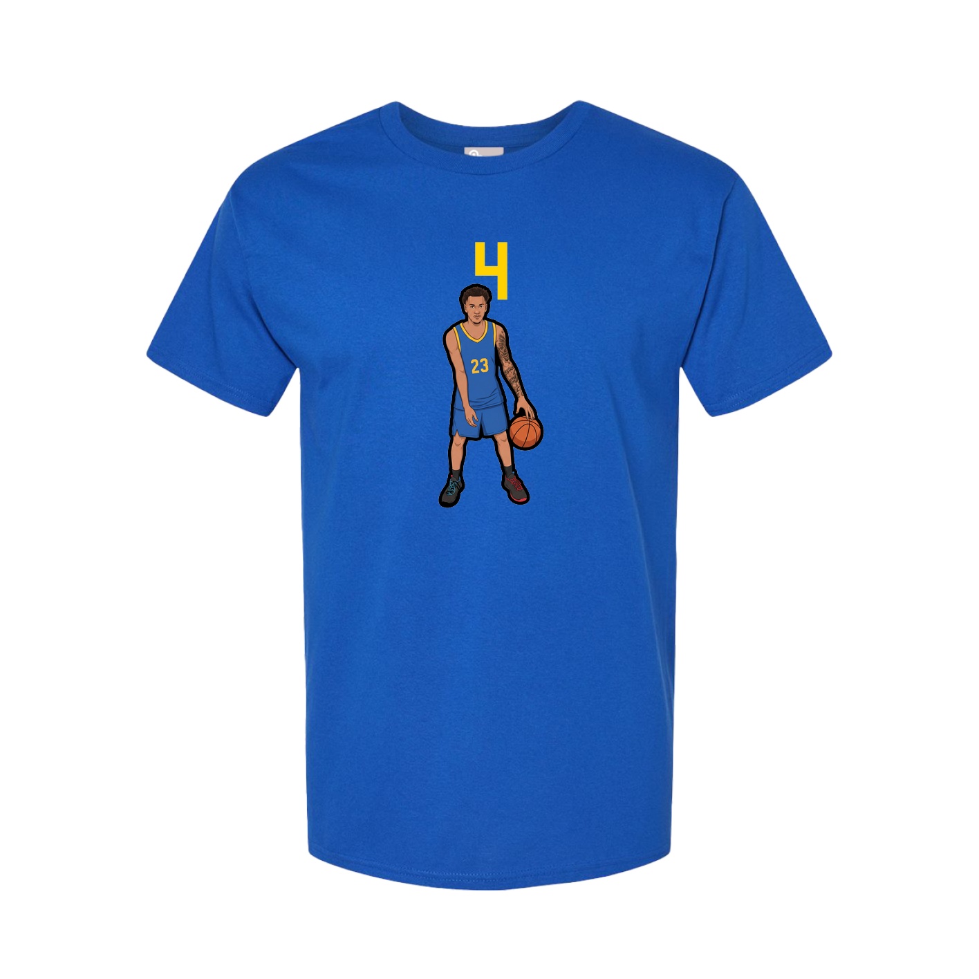 Tee — Number Top in Royal