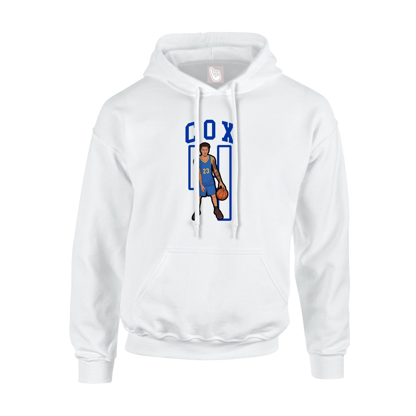 Hoodie — Shirsey in White