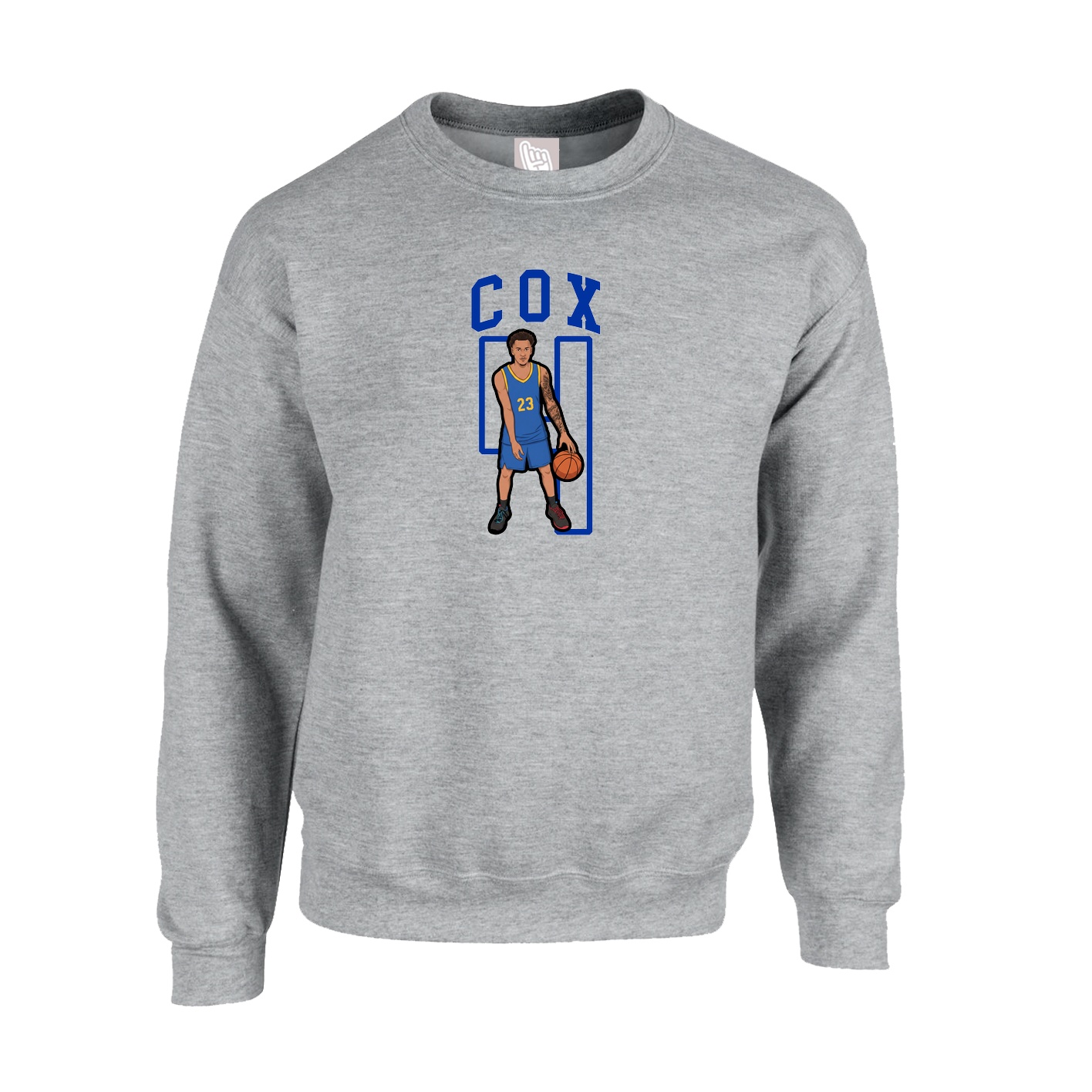 Fleece Crew — Shirsey in Grey
