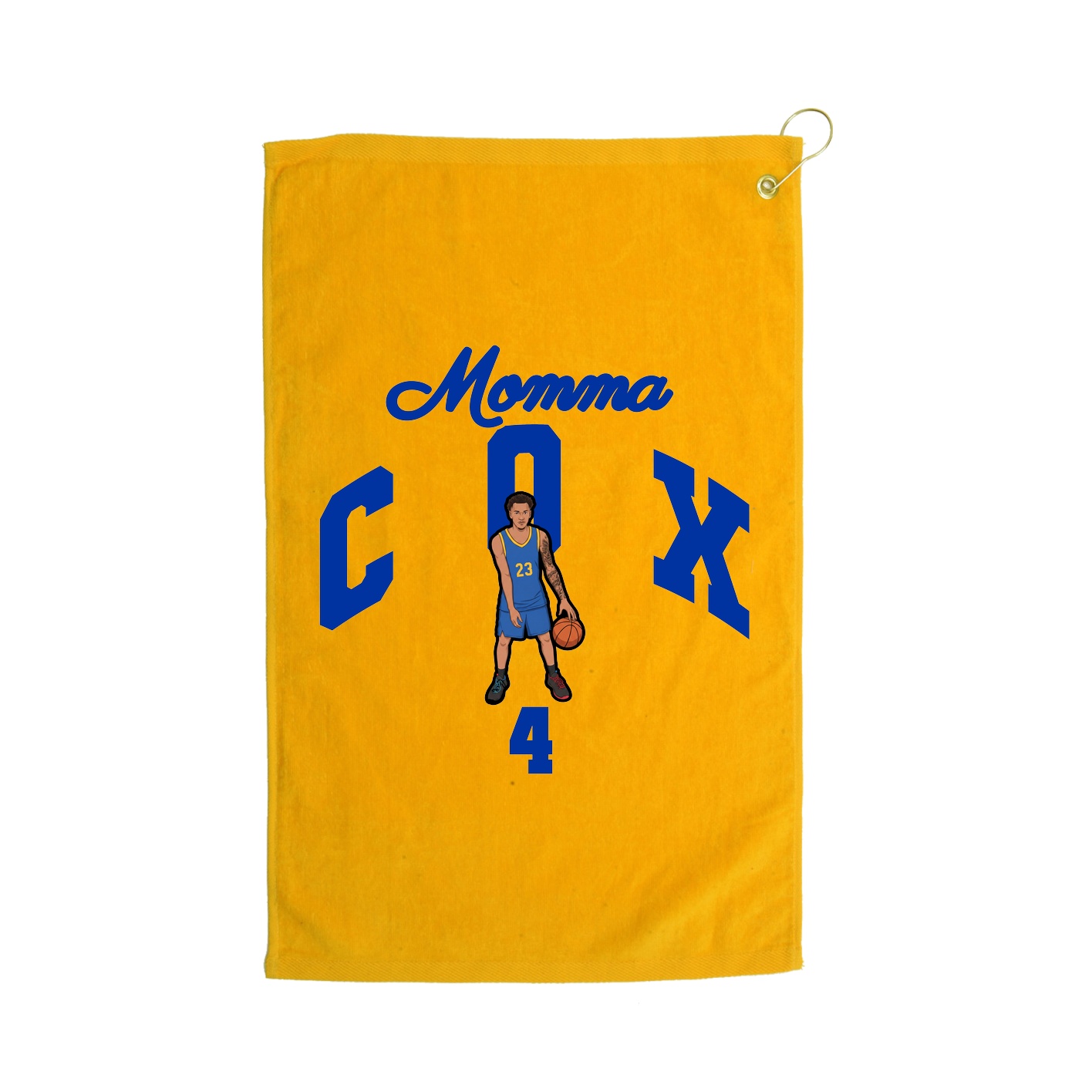 Golf Towel — Mothers Day Arch in Gold