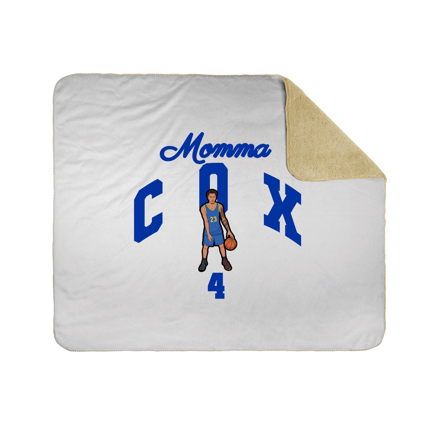 Throw Blanket — Mothers Day Arch in White