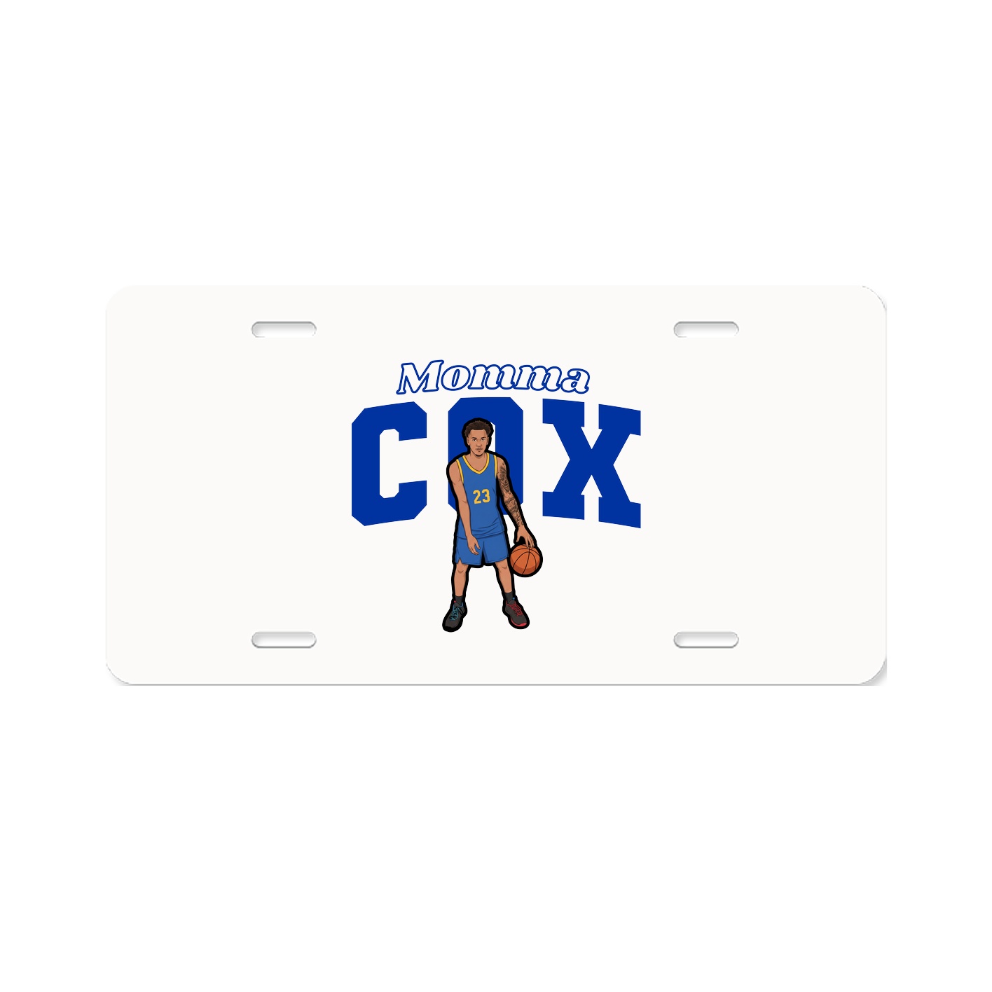 License Plate — Mothers Day Block in Classic