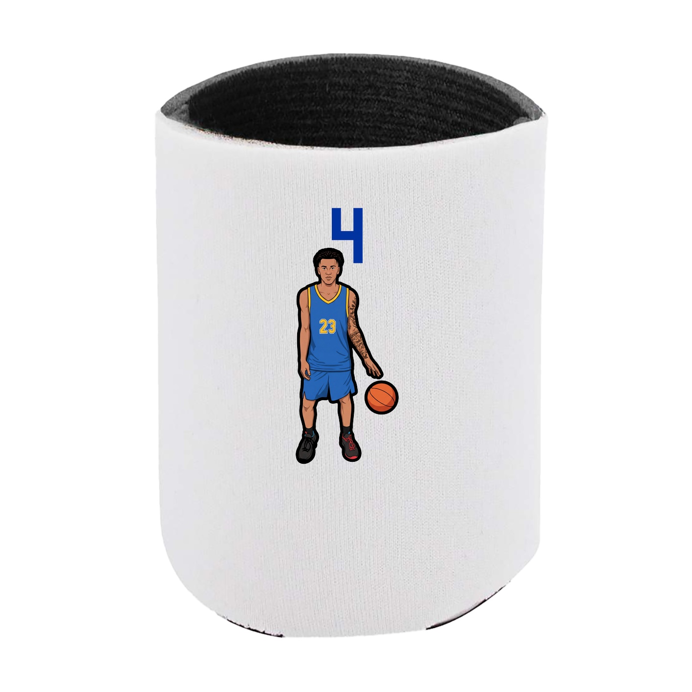Can Holder — Number Top in White