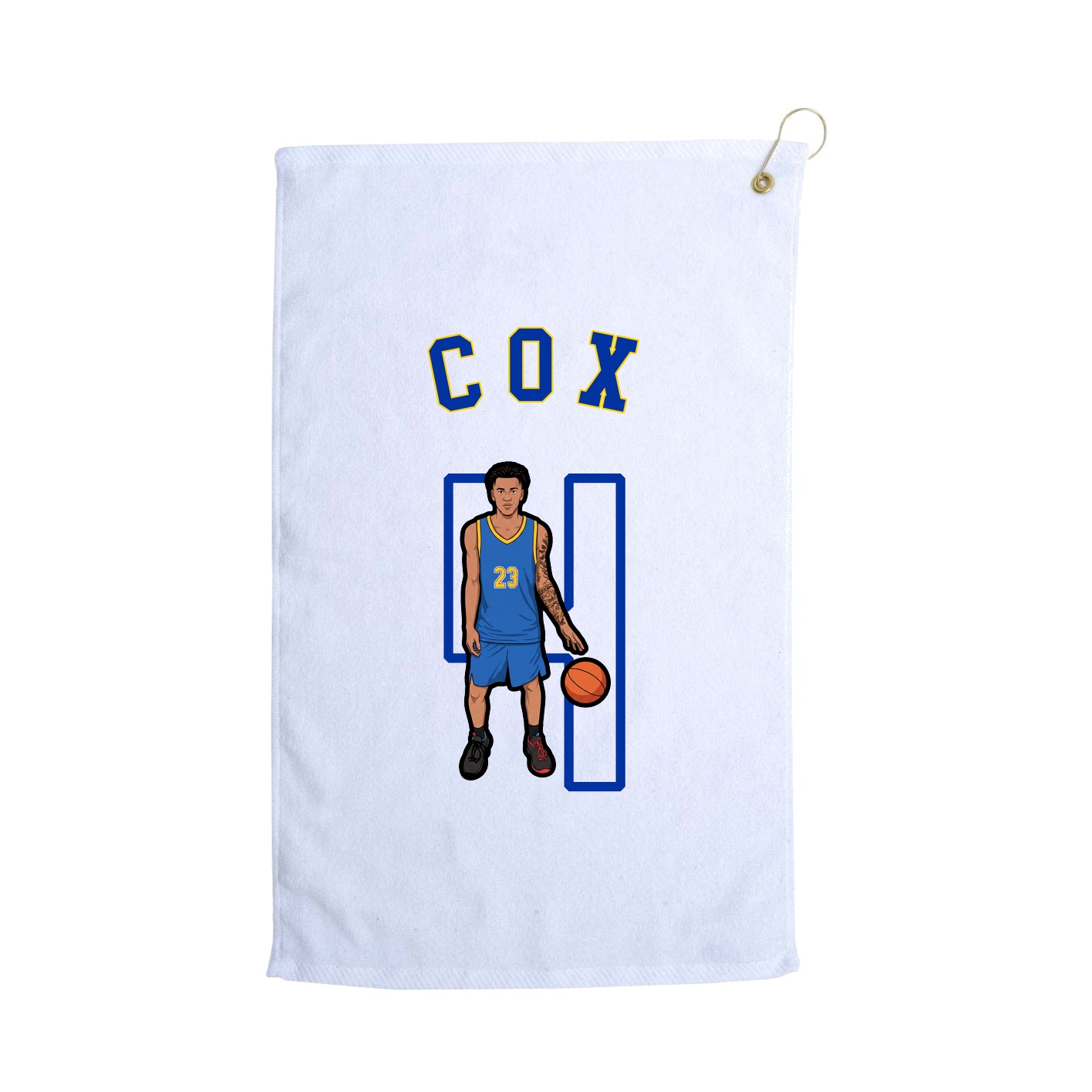 Golf Towel — Shirsey Arch in White