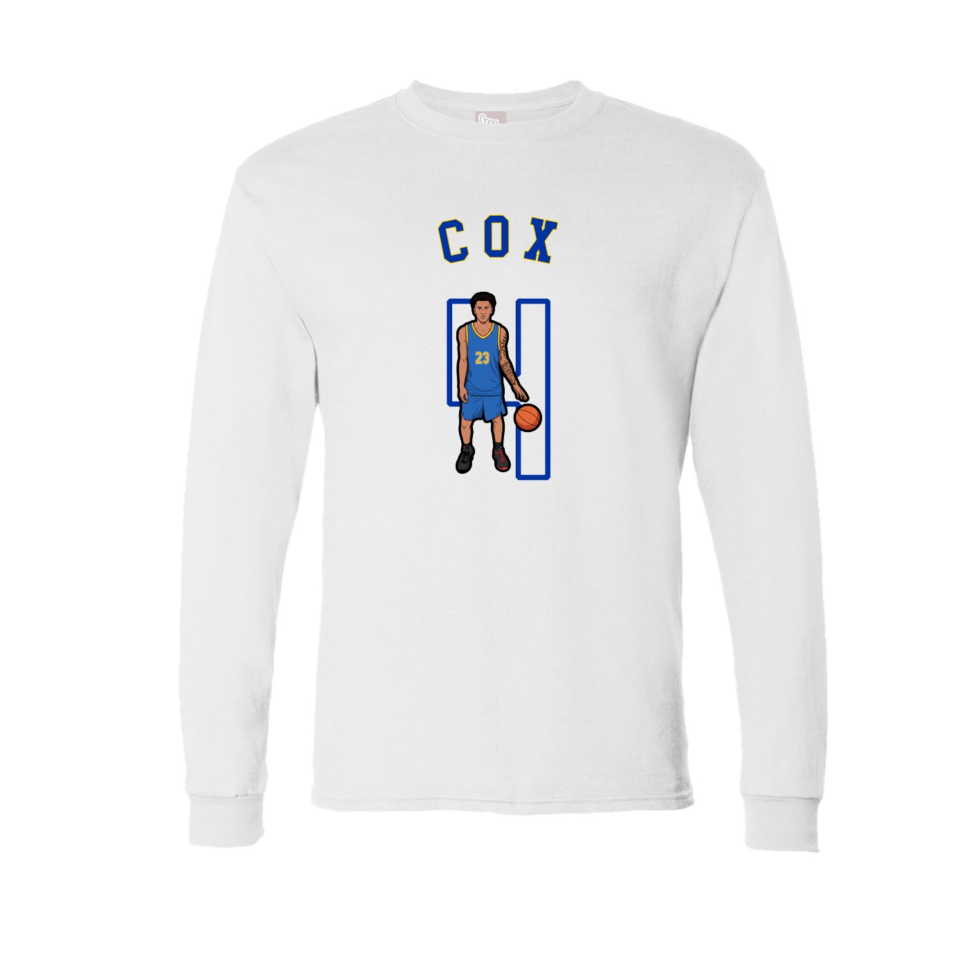 Long Sleeve Tee — Shirsey Arch in White