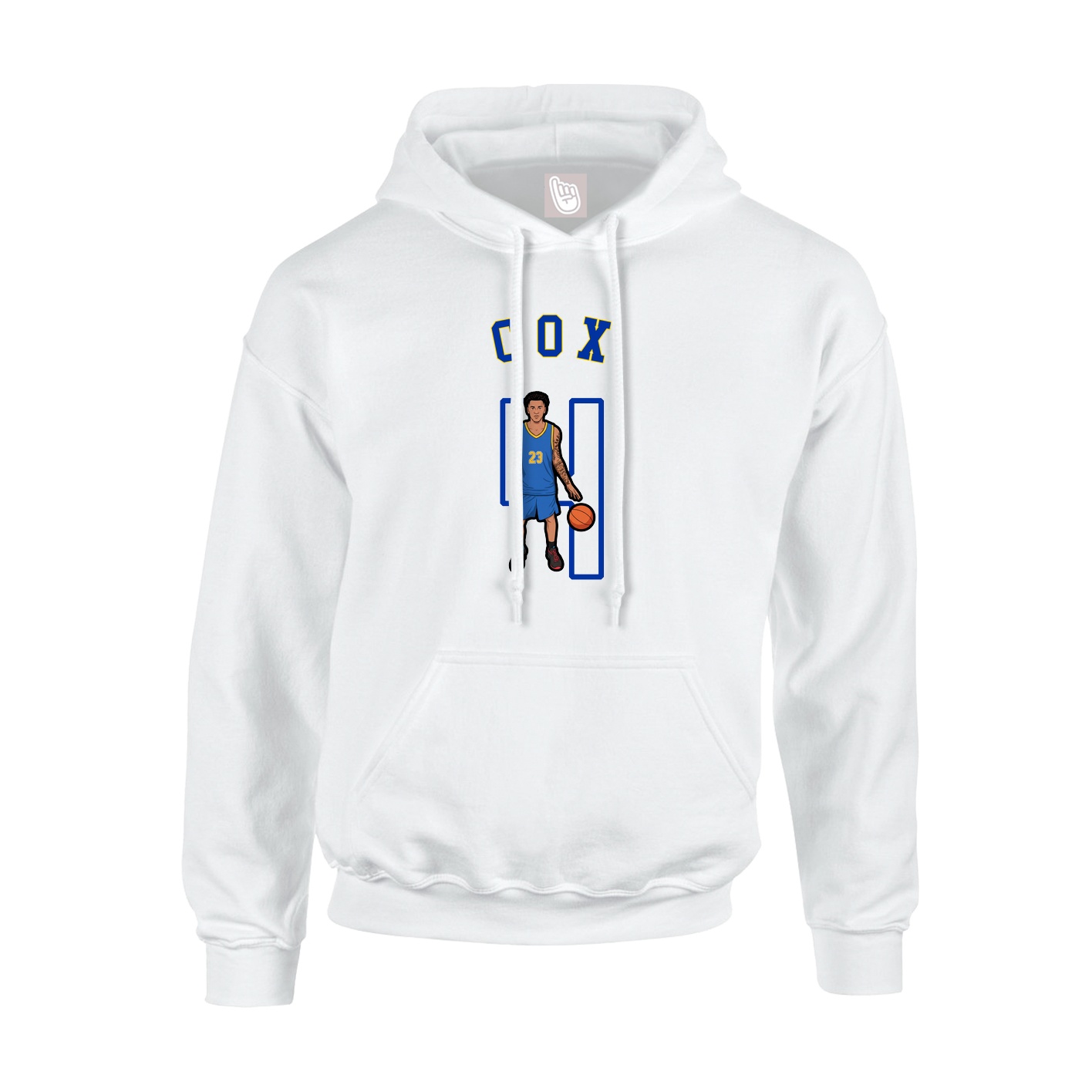 Hoodie — Shirsey Arch in White