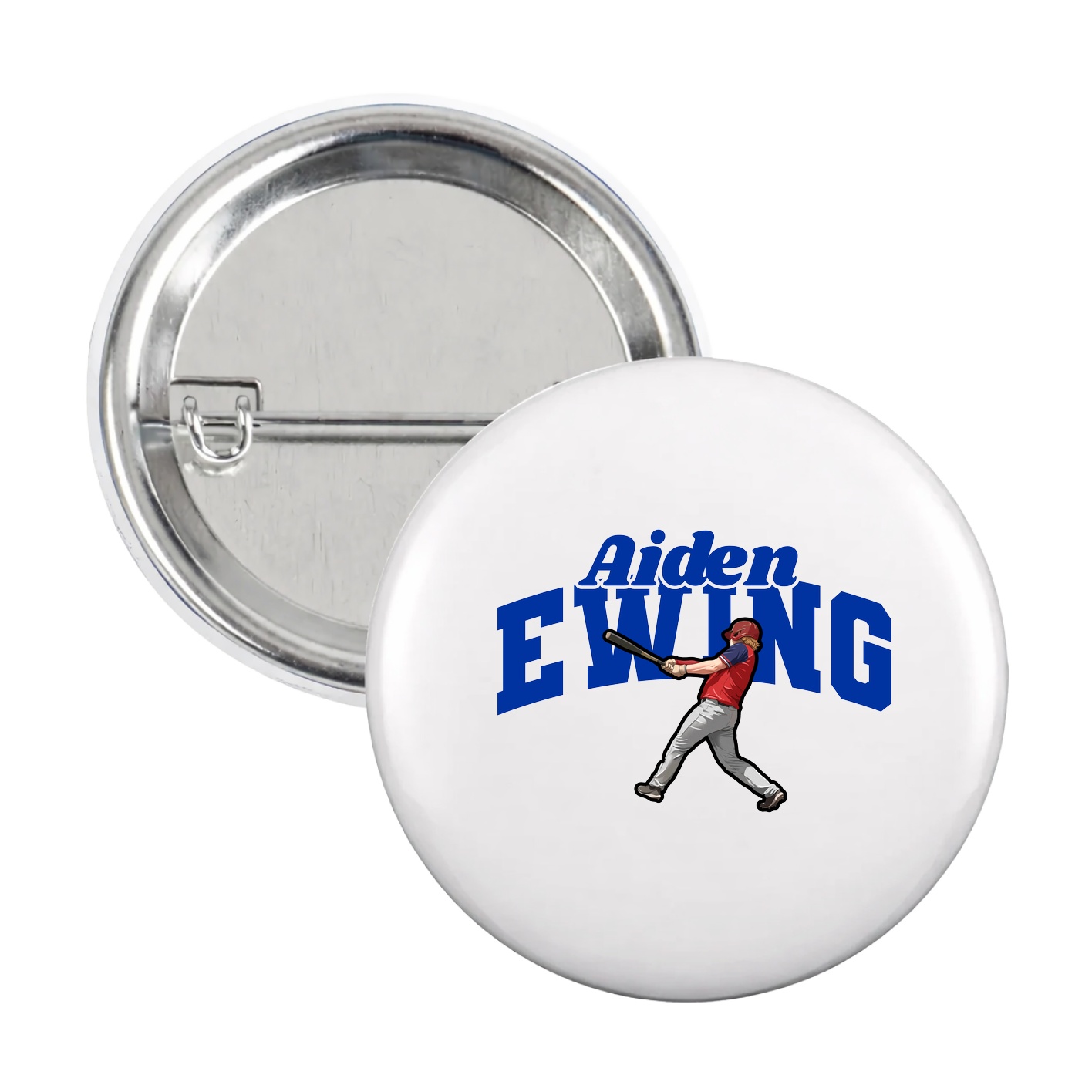 Game Day Button — Signature Arch in White