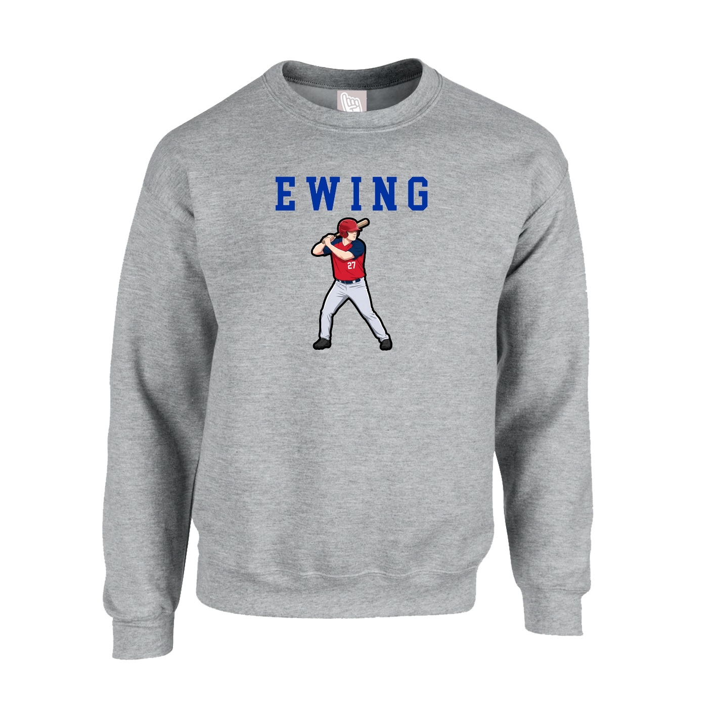 Fleece Crew — Shirsey in Grey