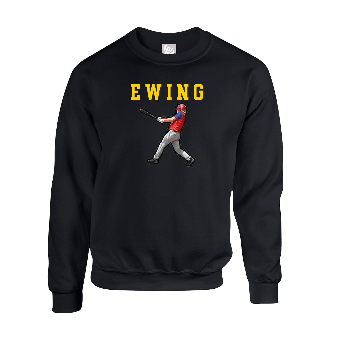 Fleece Crew — Shirsey in Black