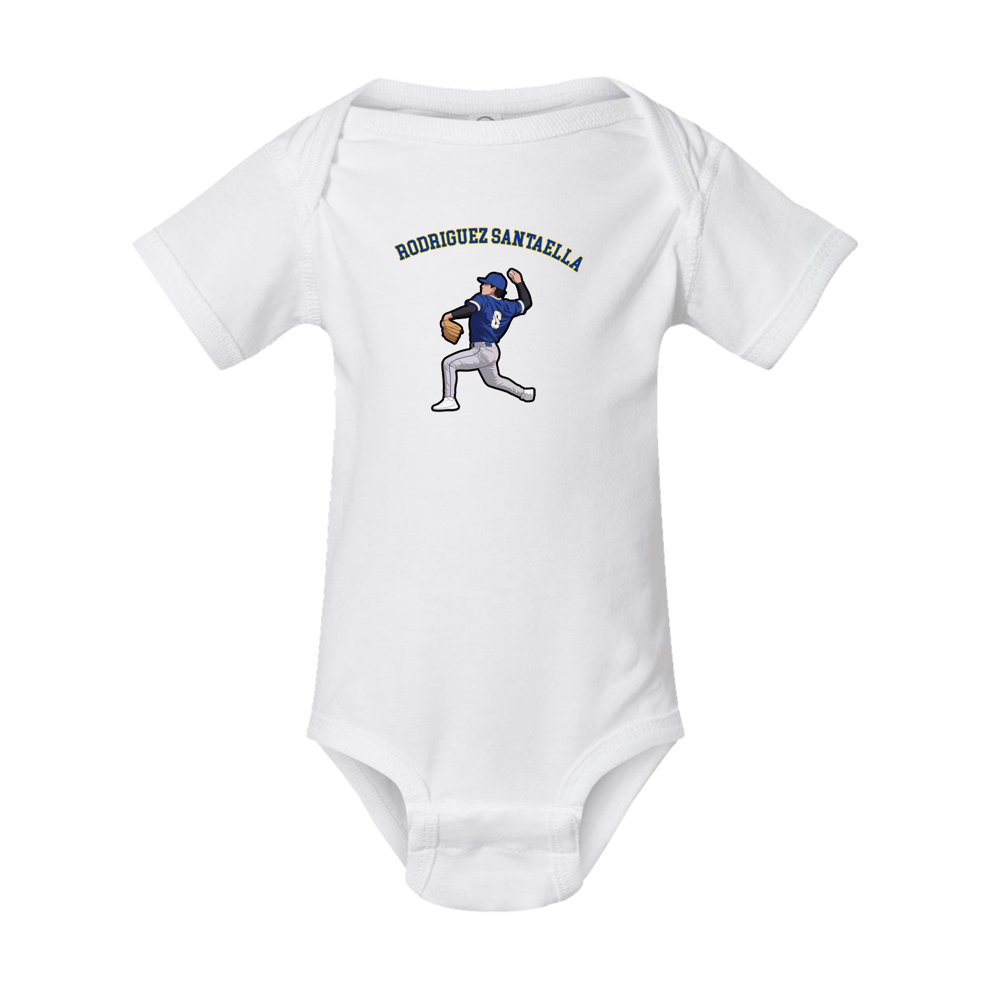 Baby Onesie — Shirsey Arch in White