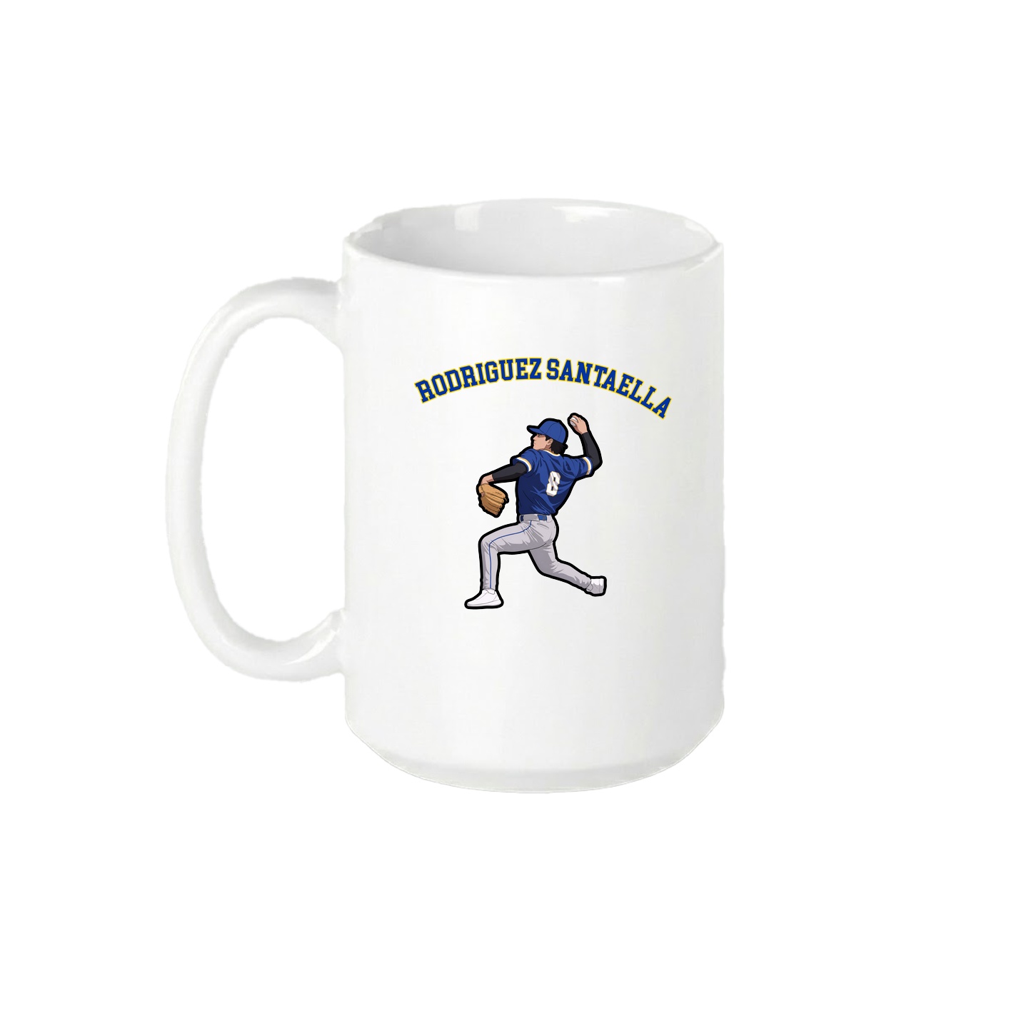 15oz Coffee Mug — Shirsey Arch in White