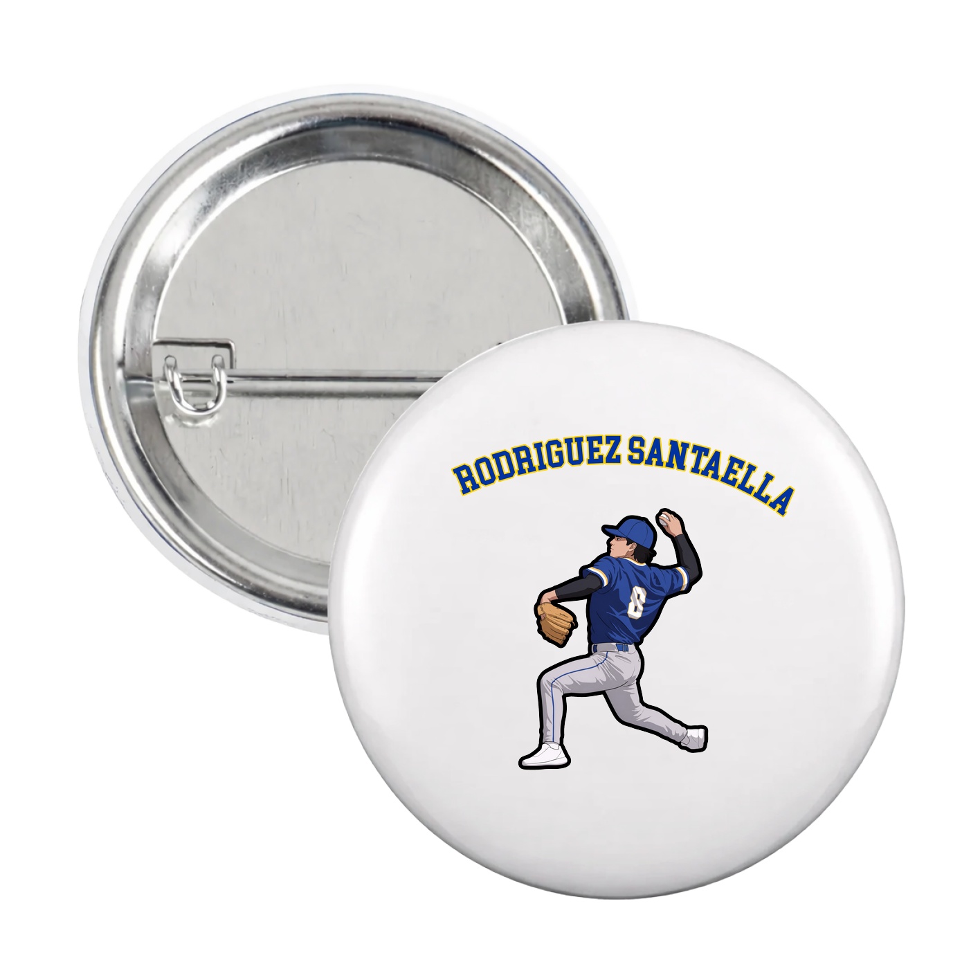 Game Day Button — Shirsey Arch in White