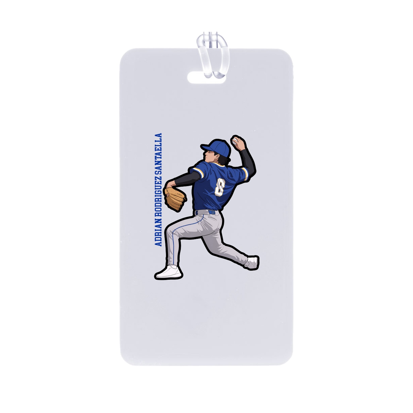 Bag Tag — Name Vertical in Classic