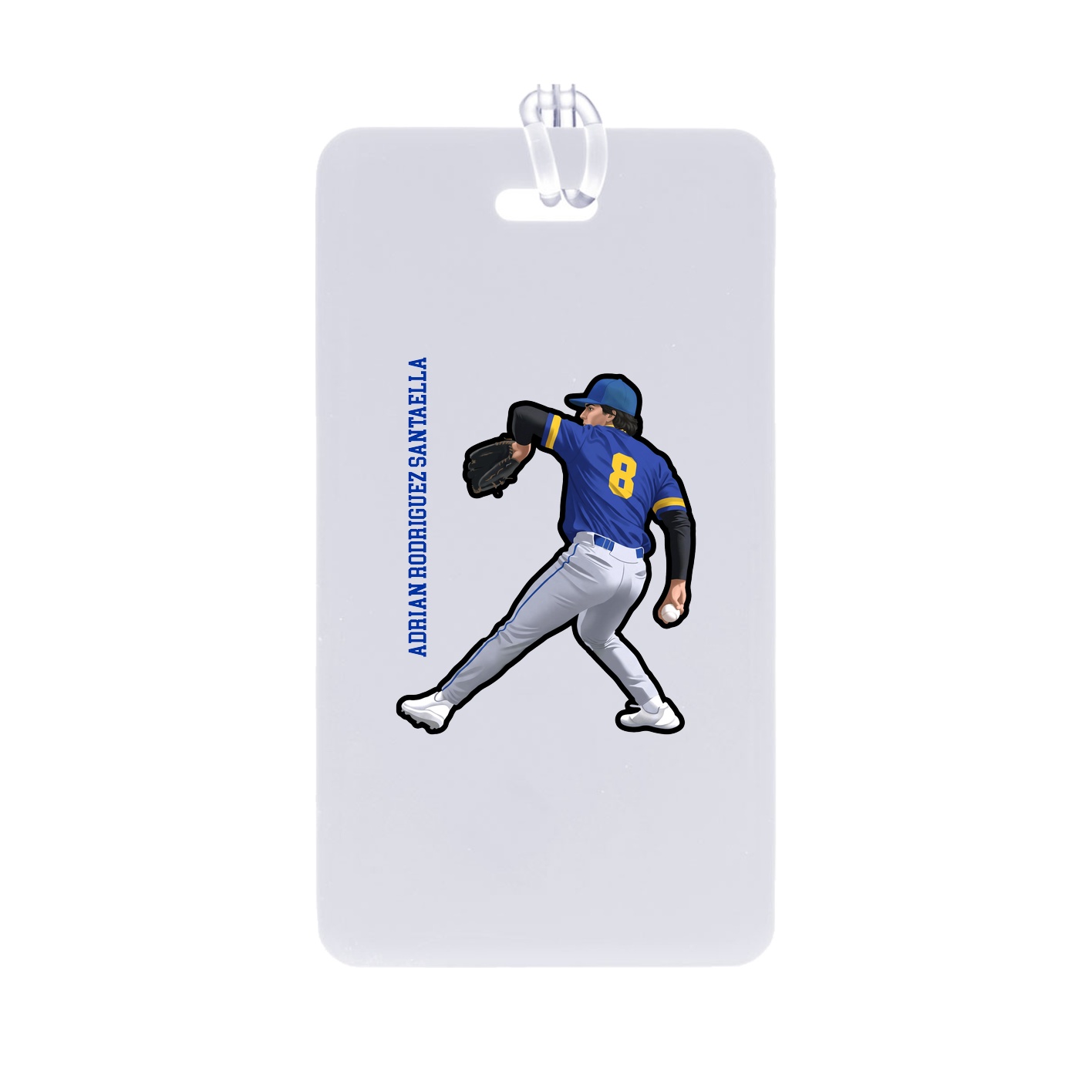 Bag Tag — Name Vertical in Classic