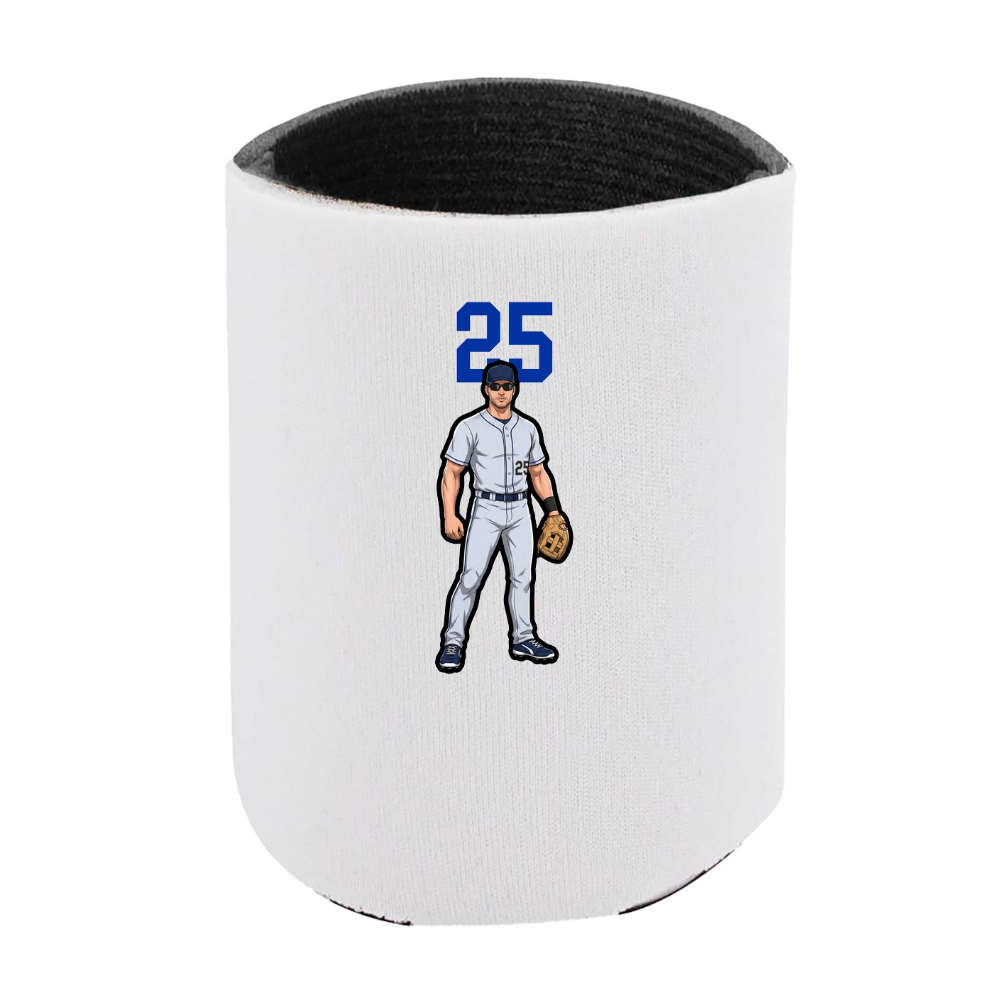 Can Holder — Number Top in White