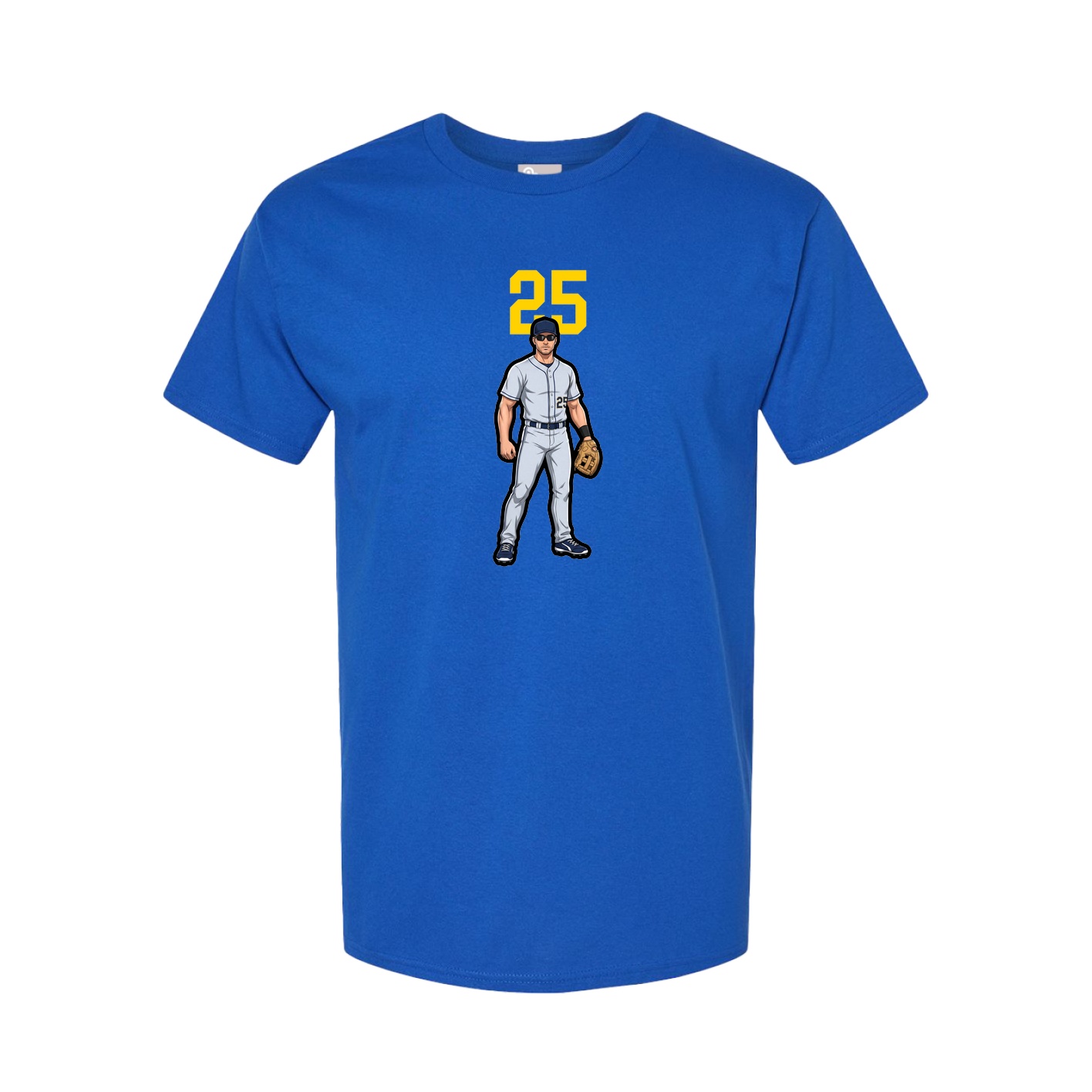 Youth Tee — Number Top in Royal