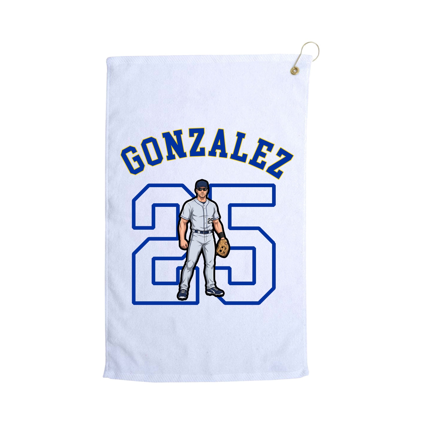 Golf Towel — Shirsey Arch in White