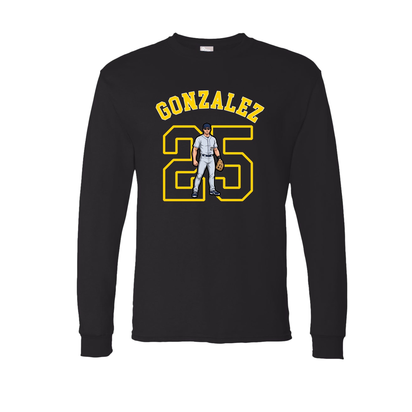 Long Sleeve Tee — Shirsey Arch in Black