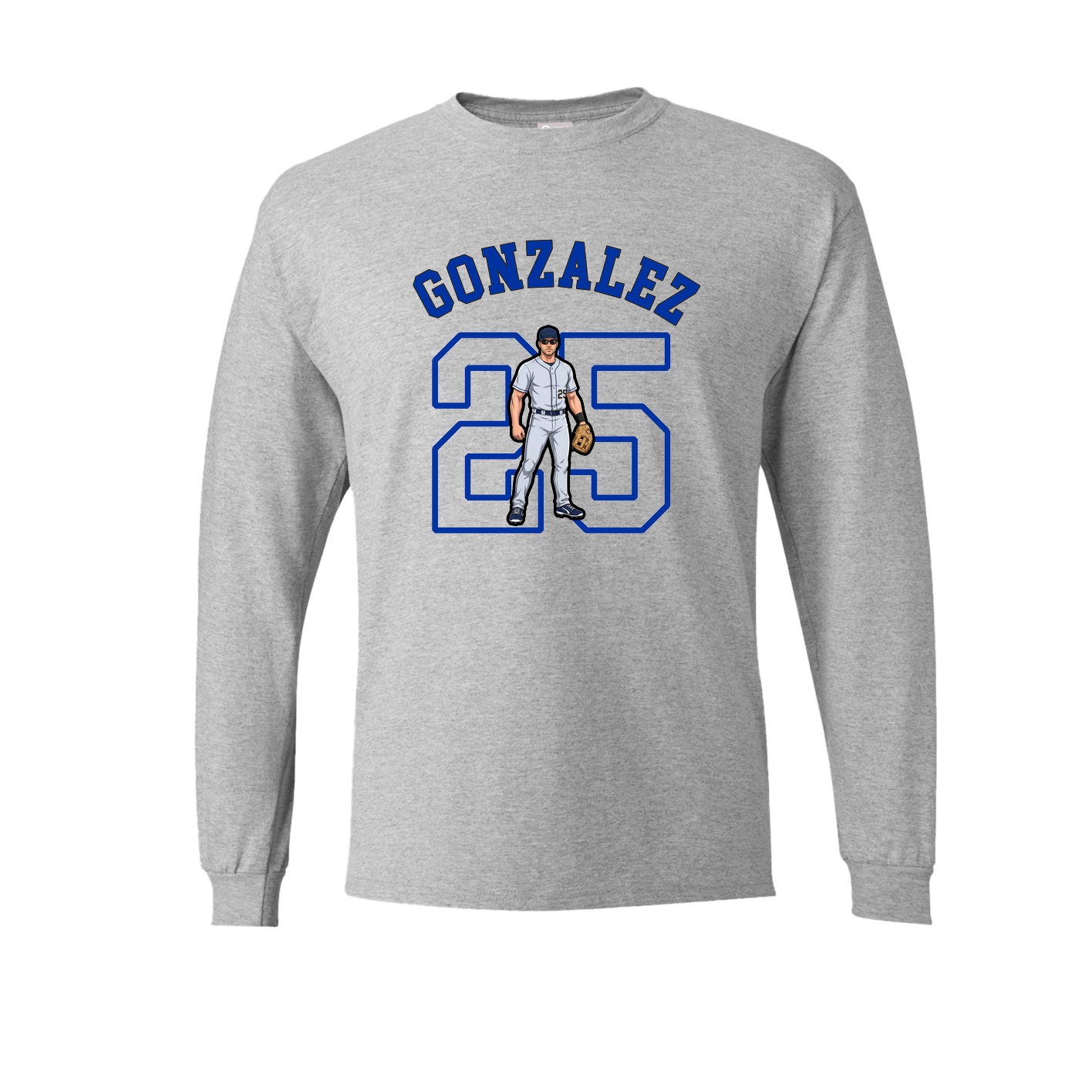 Long Sleeve Tee — Shirsey Arch in Grey