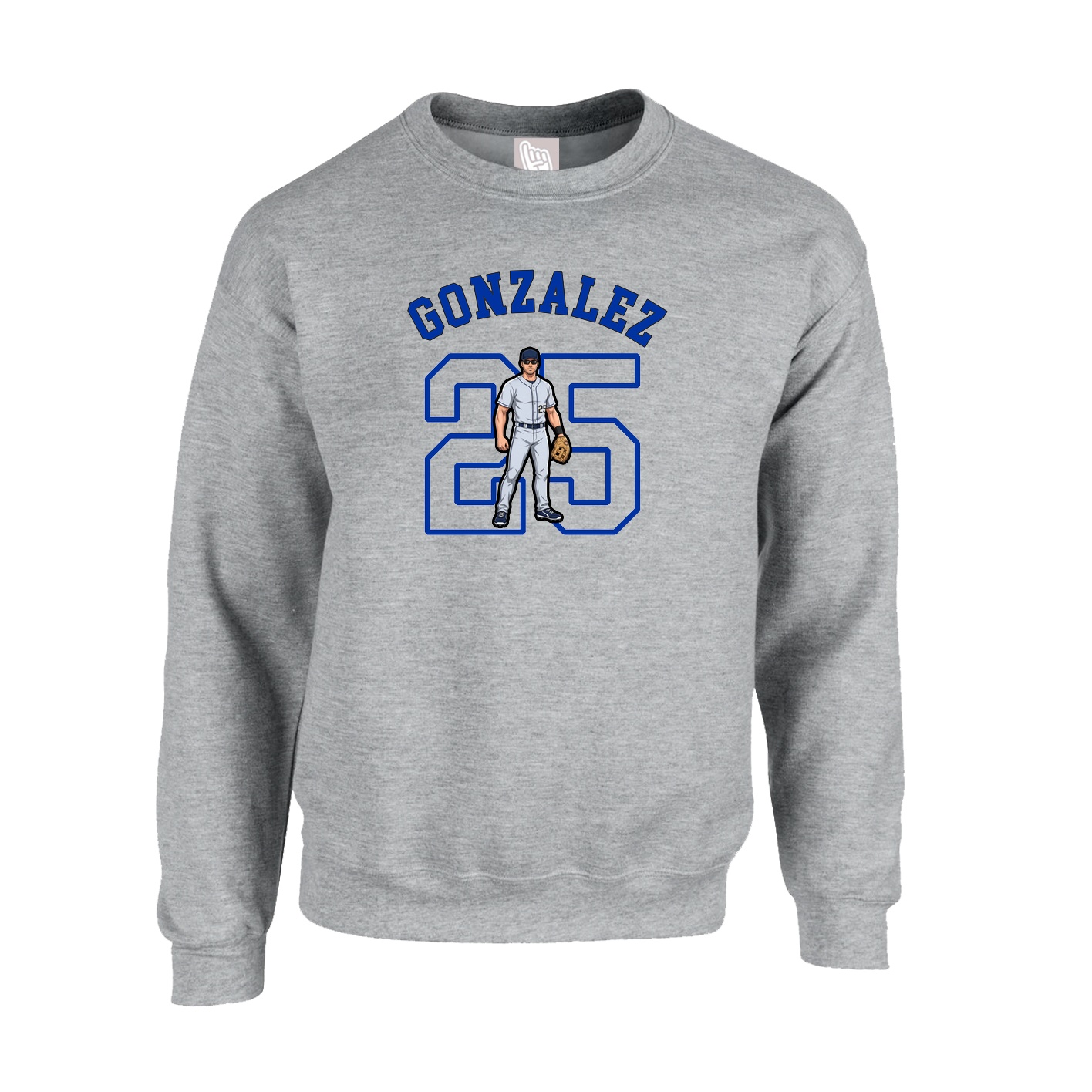 Fleece Crew — Shirsey Arch in Grey