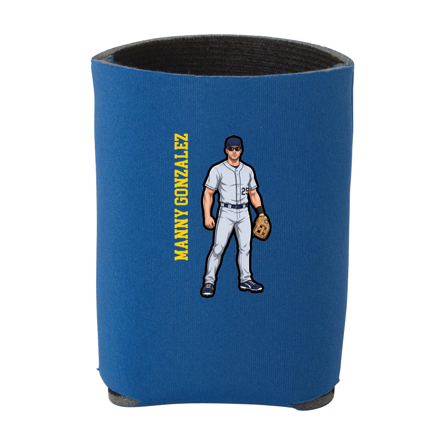 Can Holder — Name Vertical in Royal