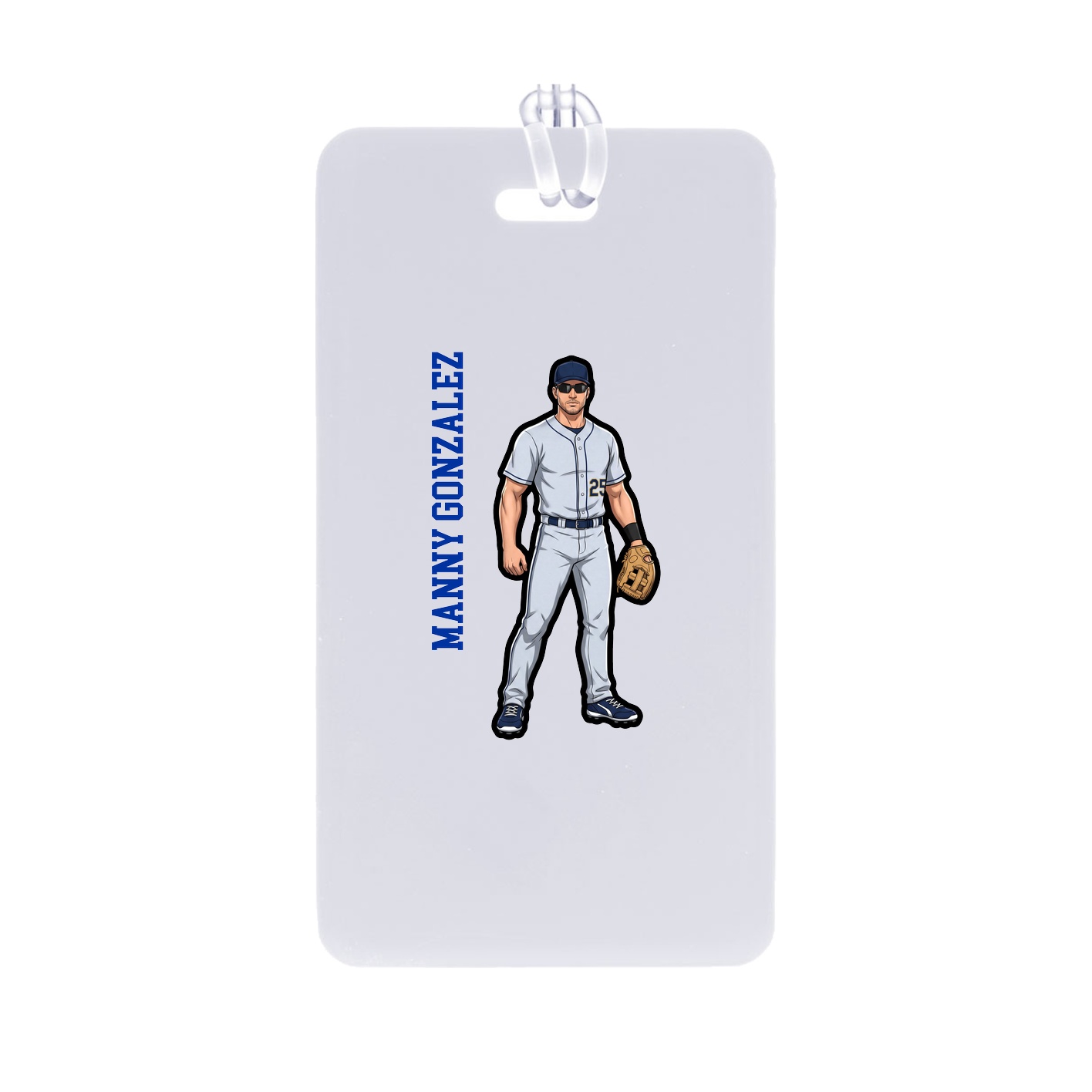 Bag Tag — Name Vertical in Classic