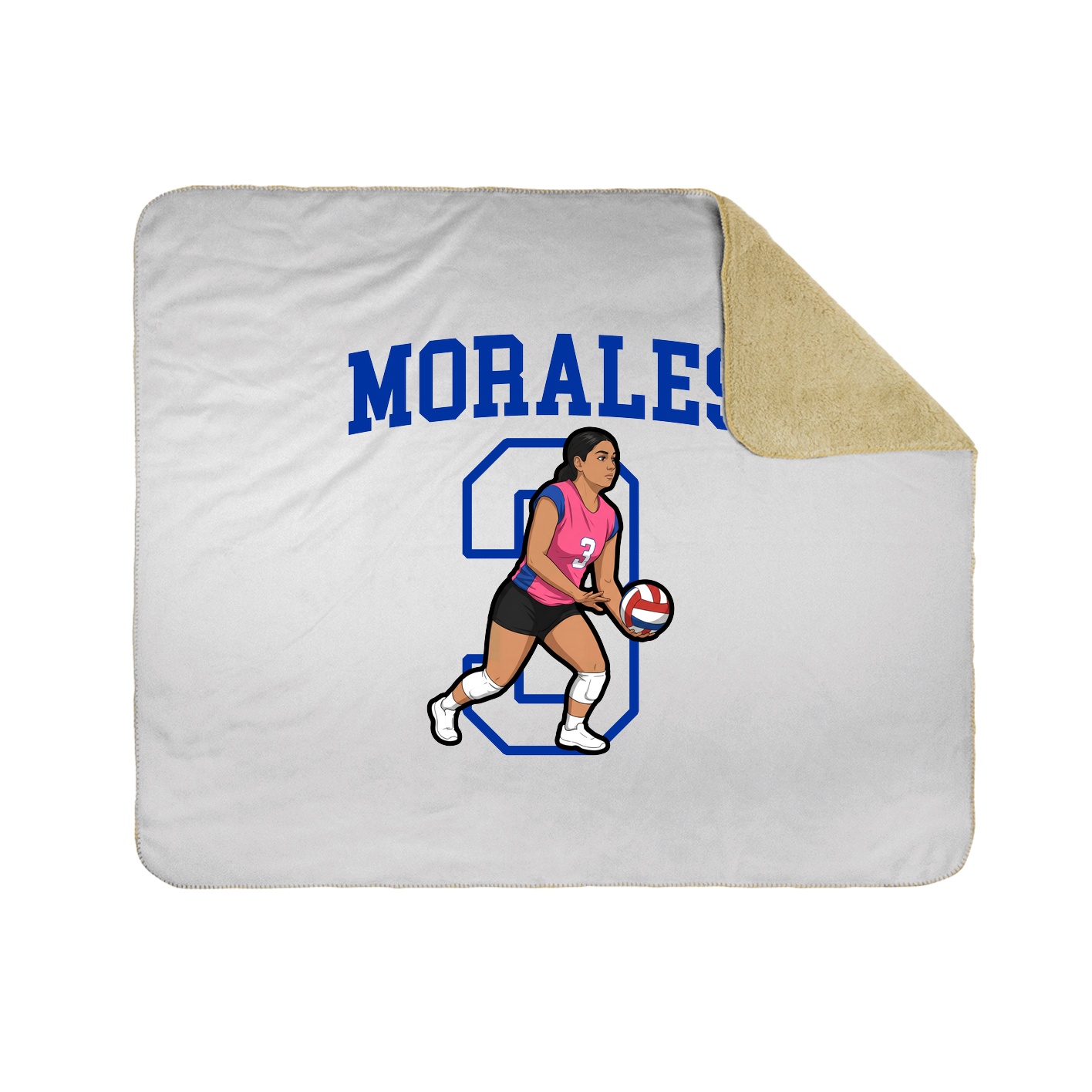 Throw Blanket — Shirsey in White