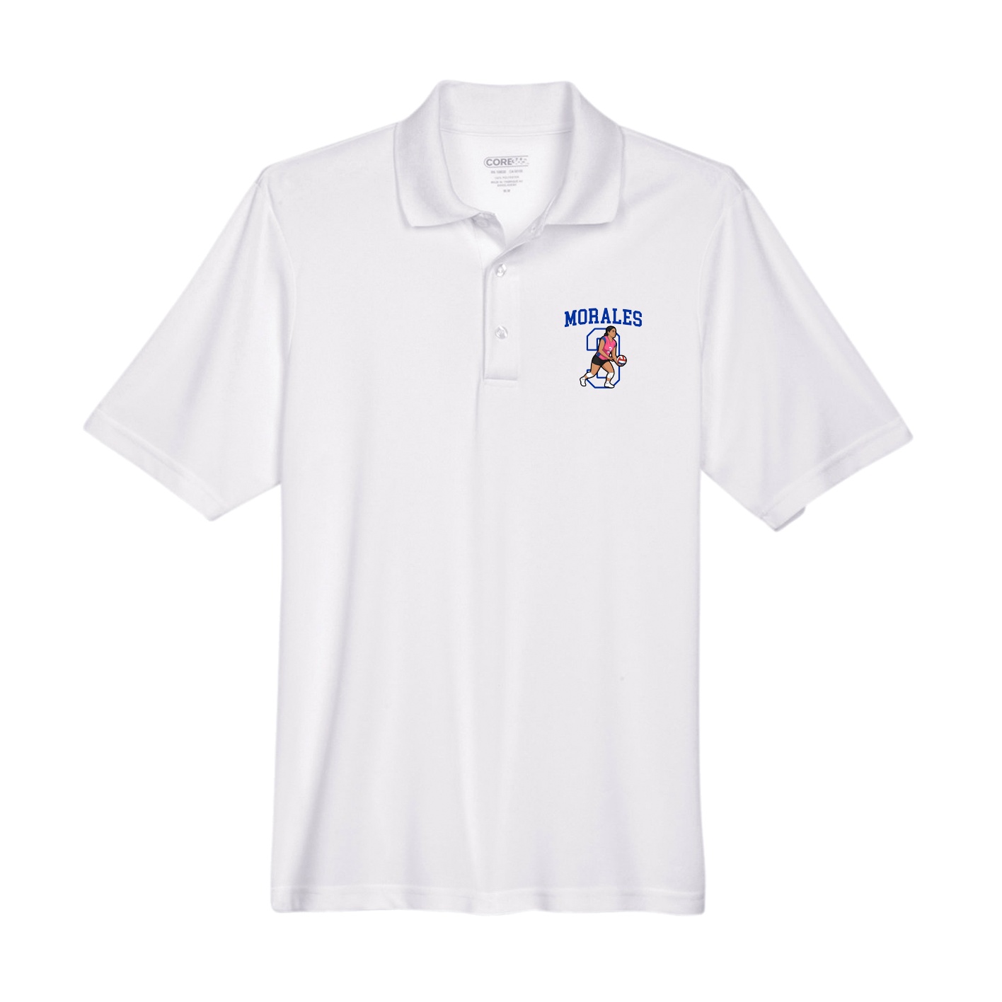 Performance Polo — Shirsey in White