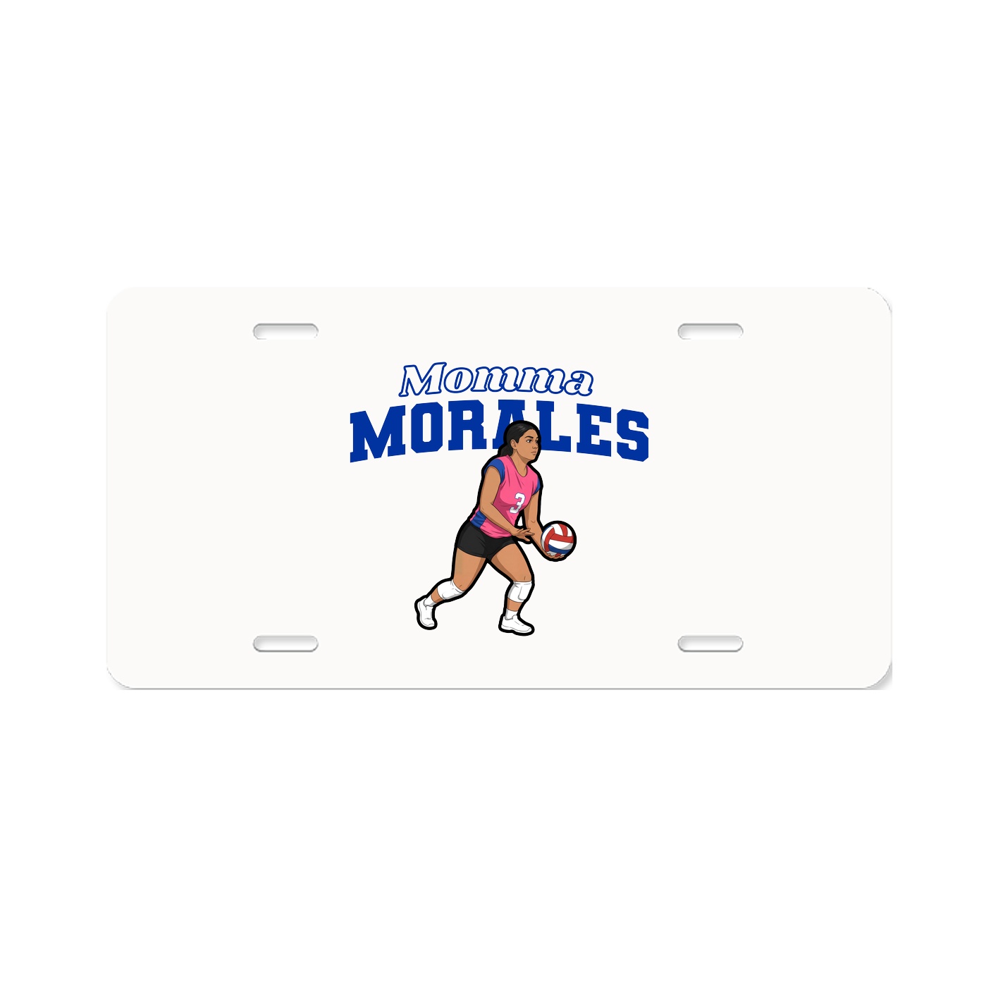 License Plate — Mothers Day Block in Classic