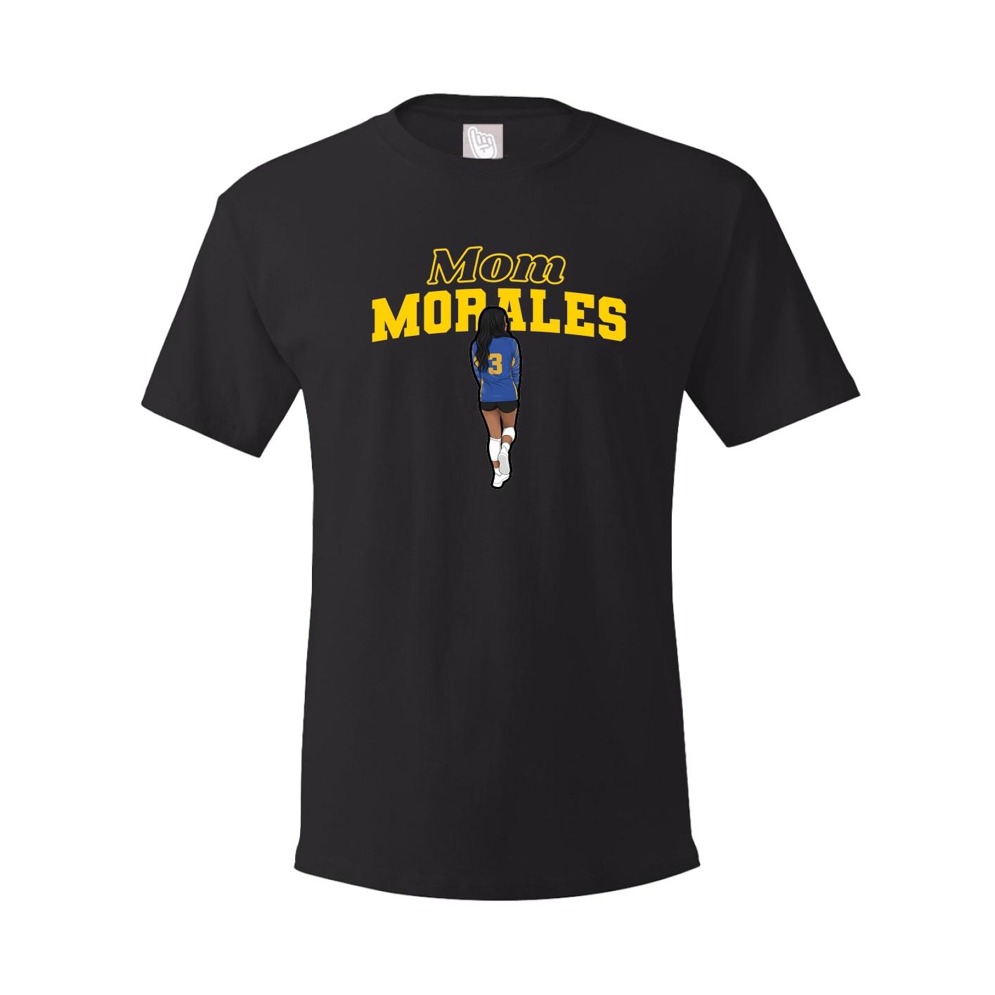 Youth Tee — Mothers Day Block in Black