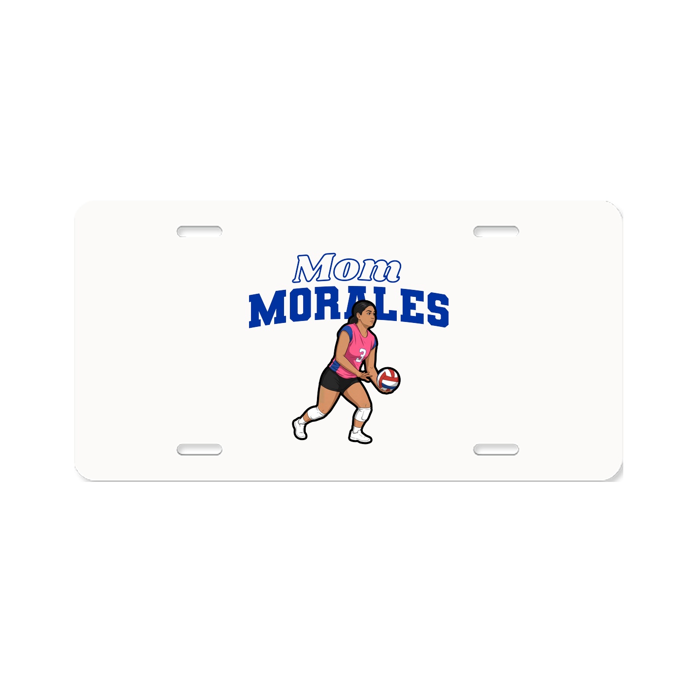 License Plate — Mothers Day Block in Classic