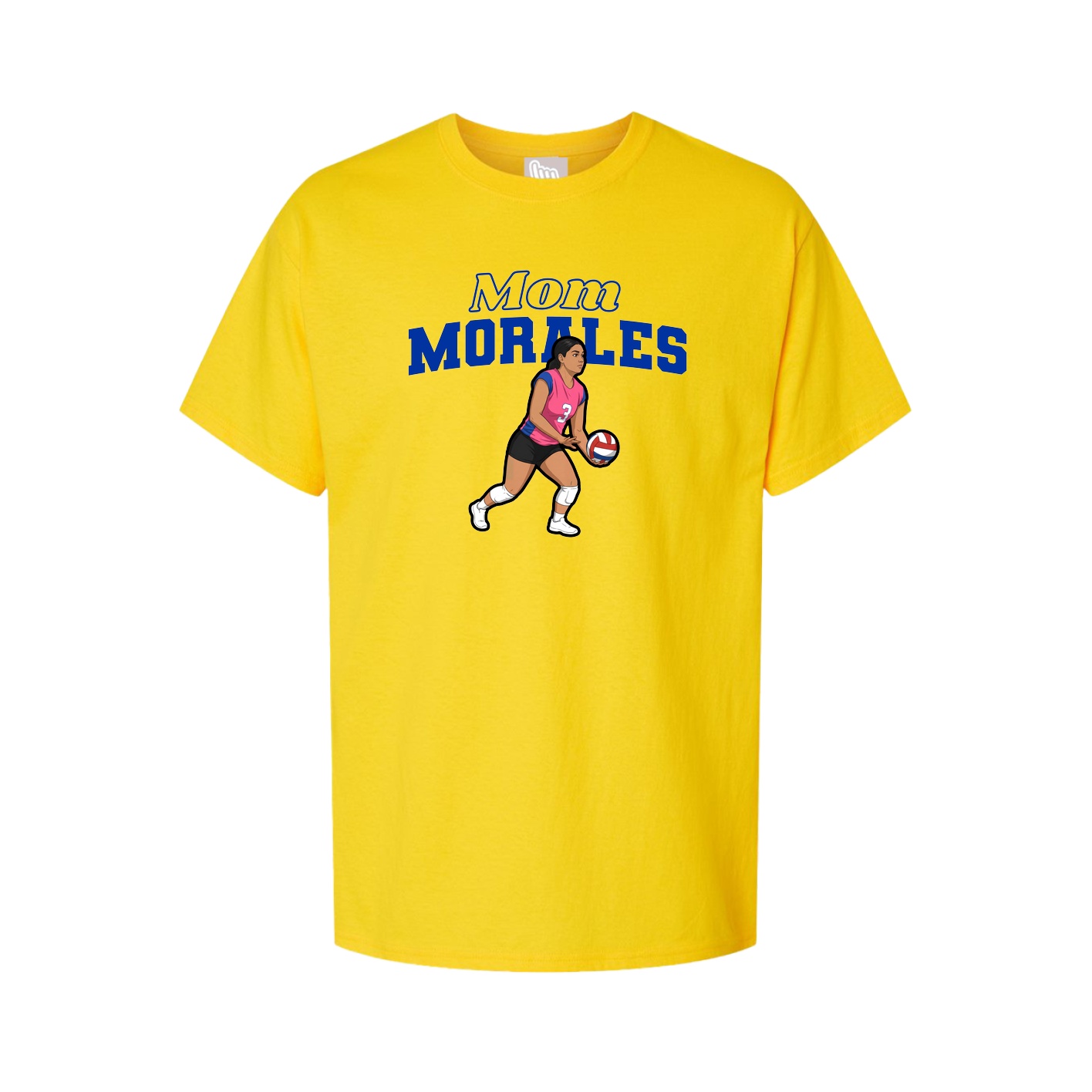 Youth Tee — Mothers Day Block in Gold