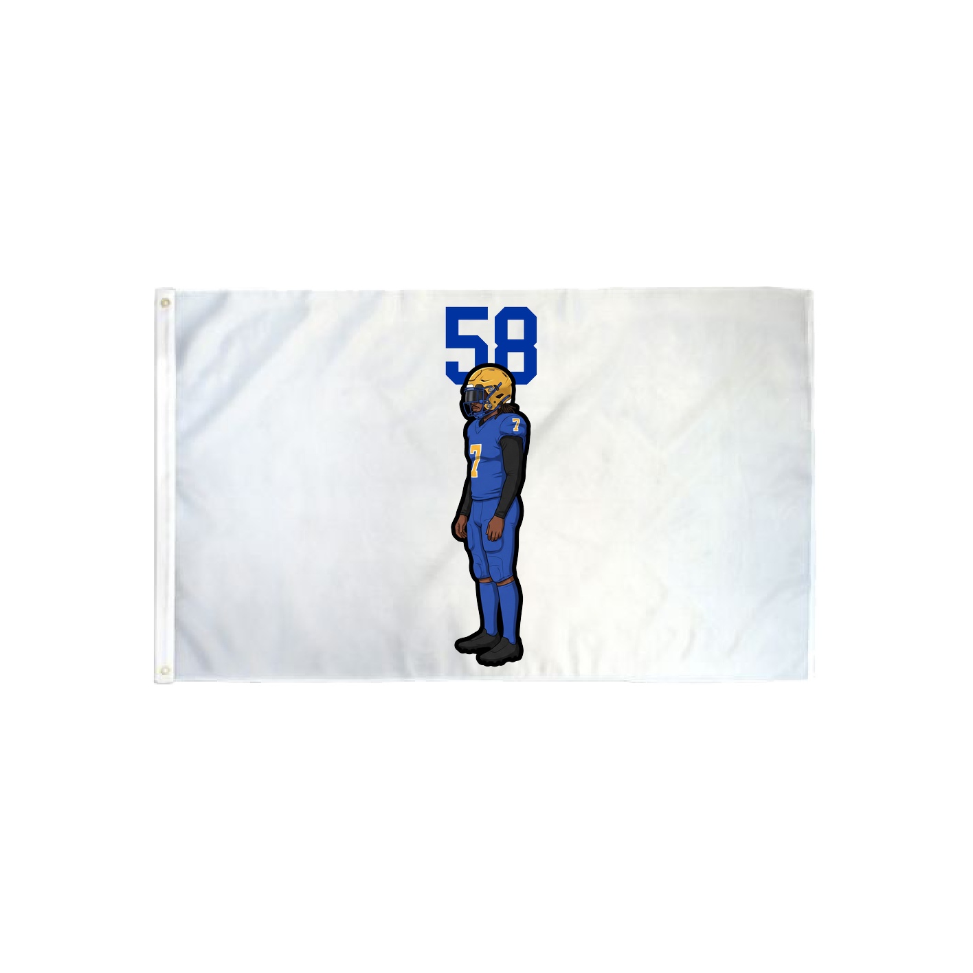 3x5 Flag — Number Top in Classic