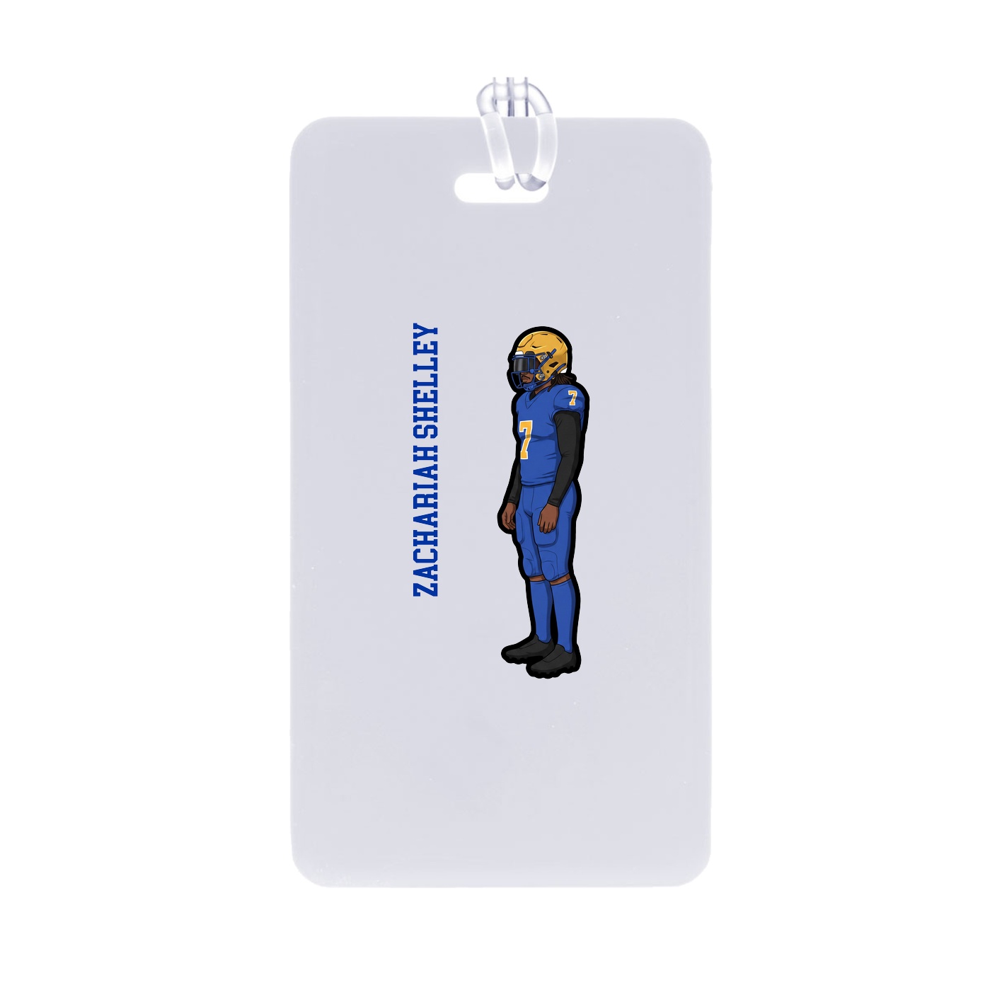 Bag Tag — Name Vertical in Classic
