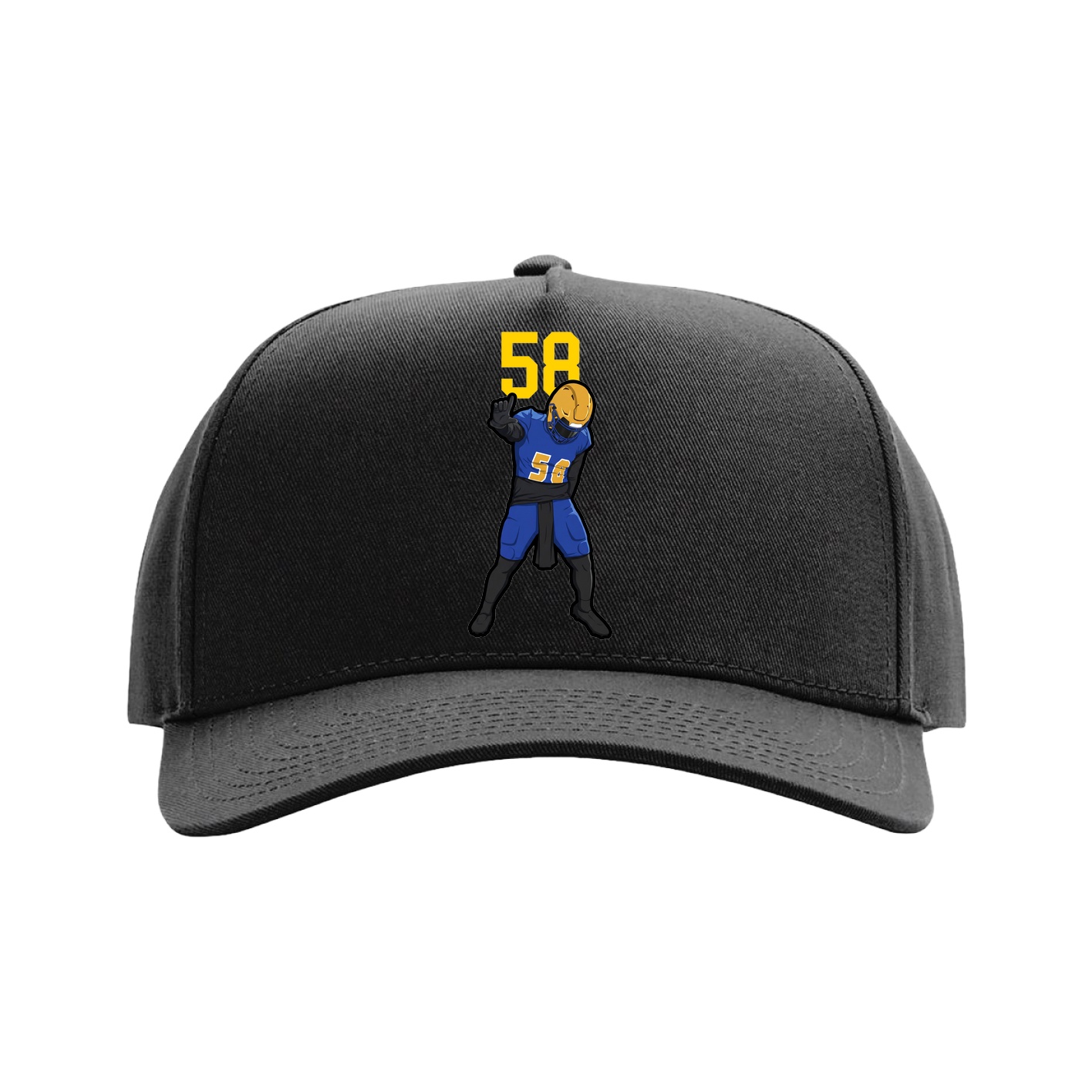 Full Fabric Five-Panel Champ Cap