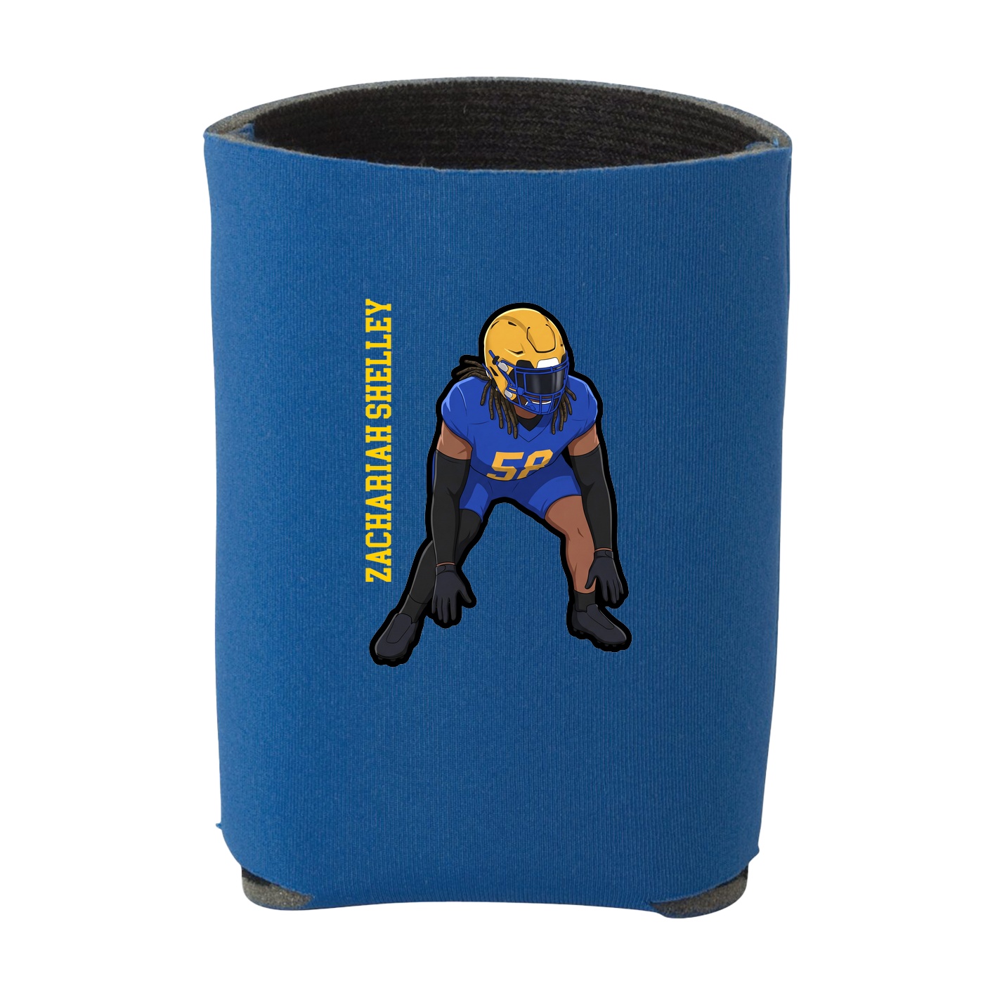 Can Holder — Name Vertical in Royal