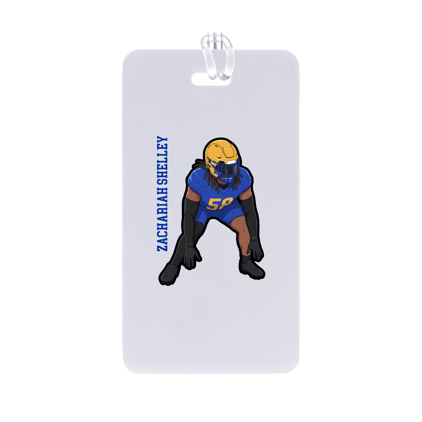 Bag Tag — Name Vertical in Classic