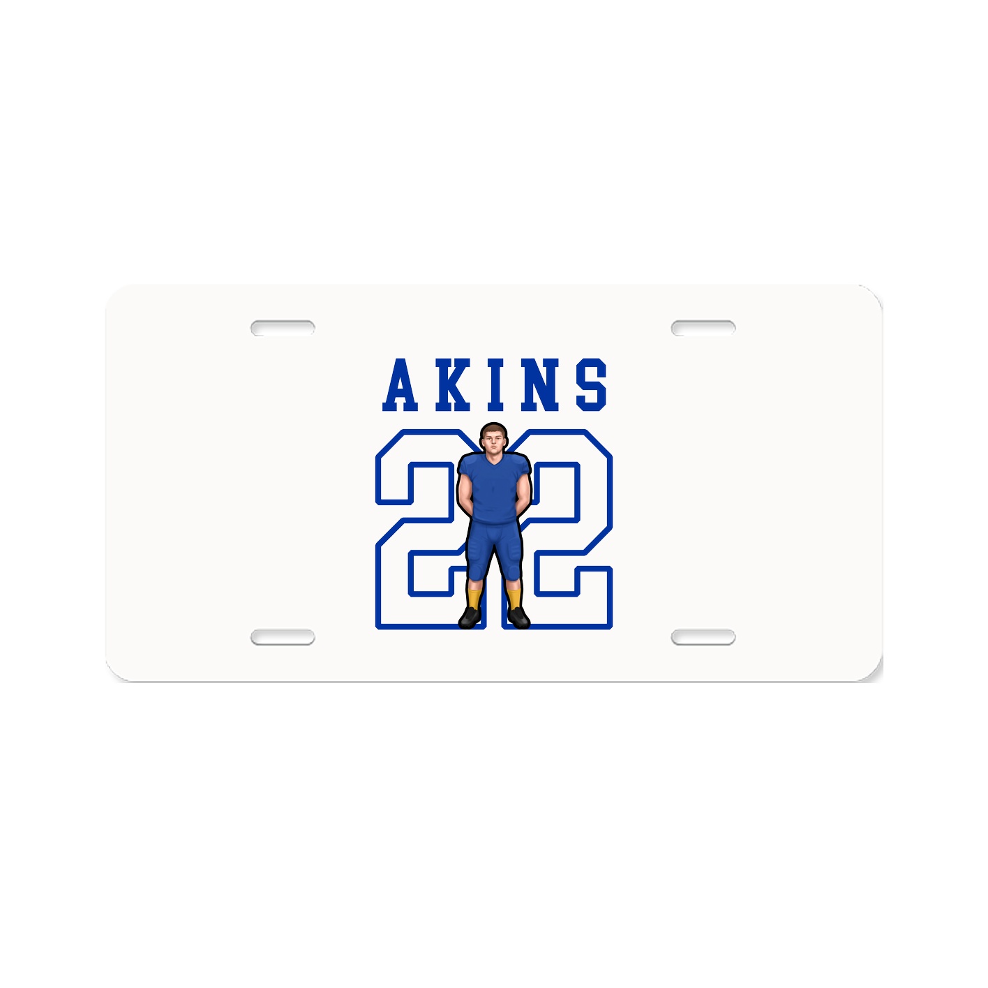 License Plate — Shirsey in Classic