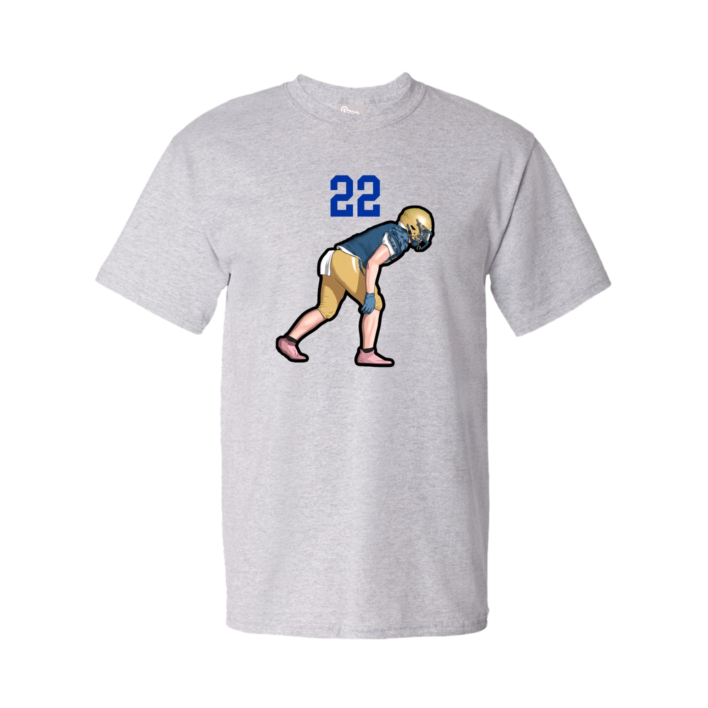 Tee — Number Top in Grey