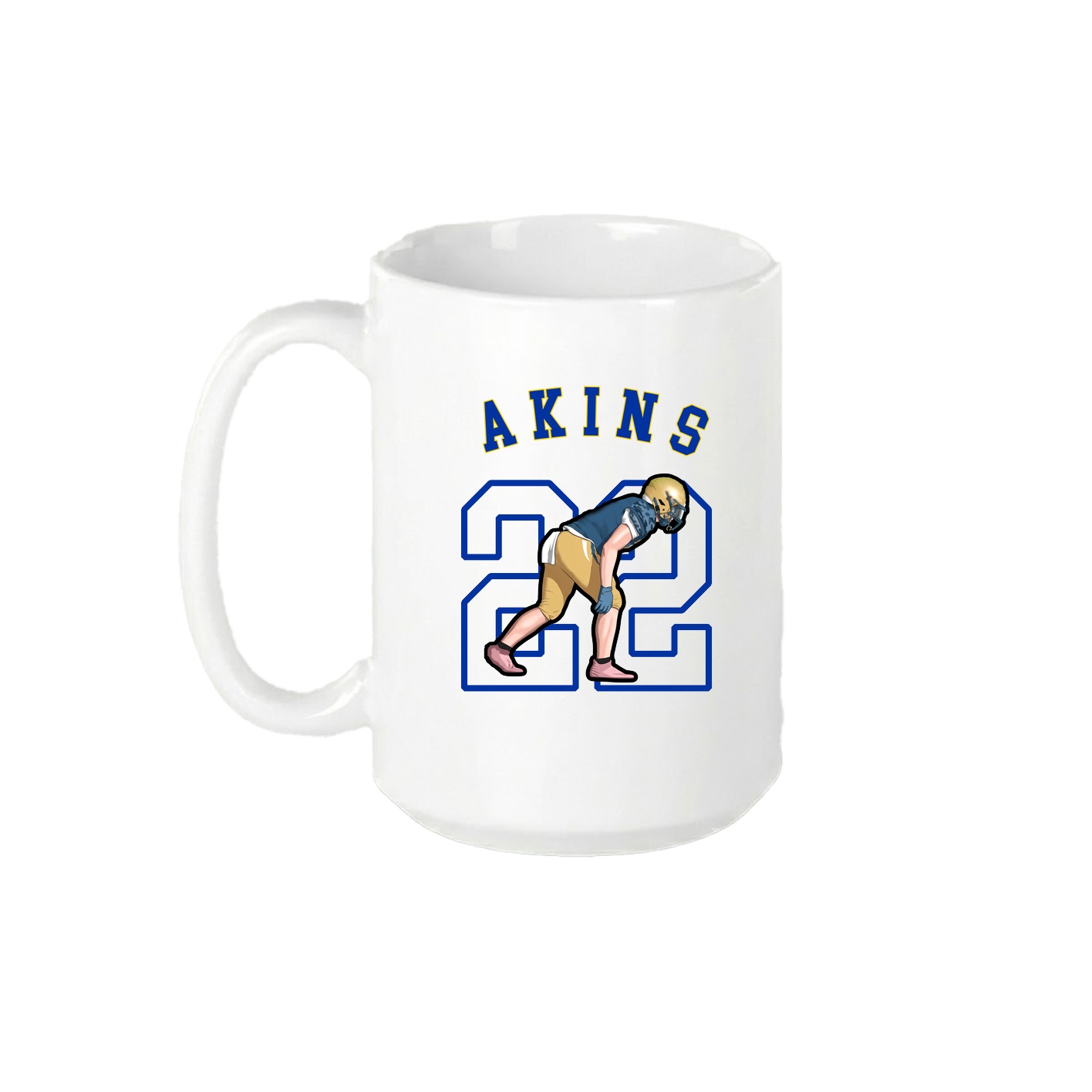 15oz Coffee Mug — Shirsey Arch in White