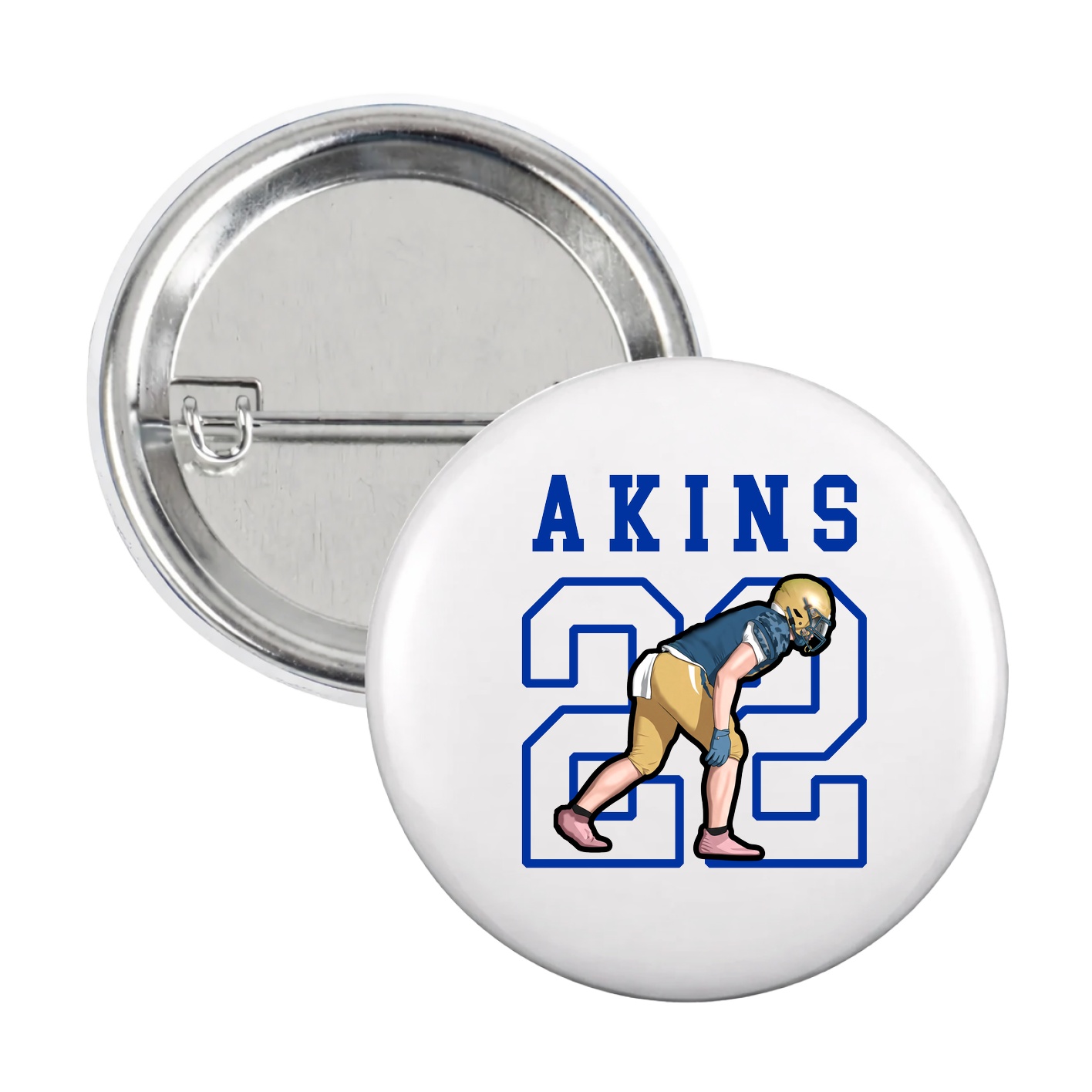 Game Day Button — Shirsey in White