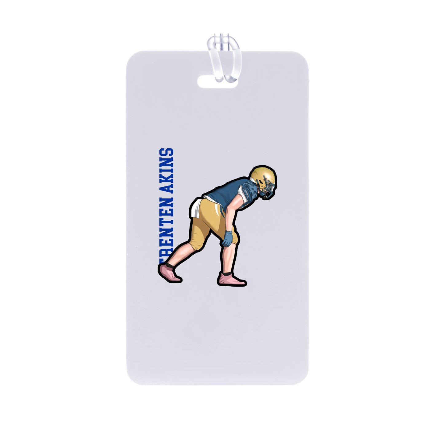 Bag Tag — Name Vertical in Classic