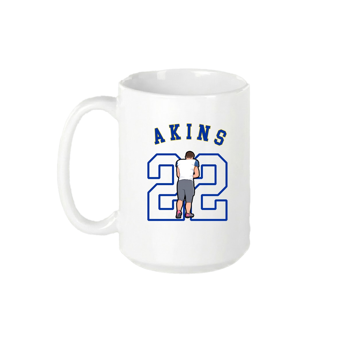15oz Coffee Mug — Shirsey Arch in White