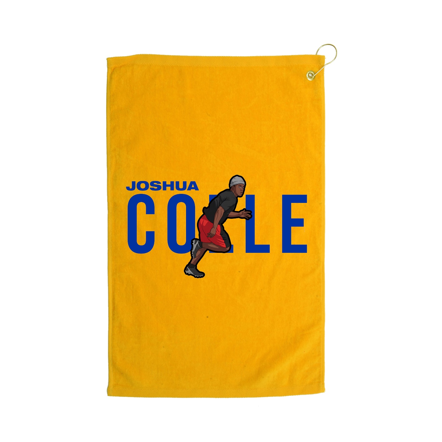 Golf Towel — Player Name in Gold