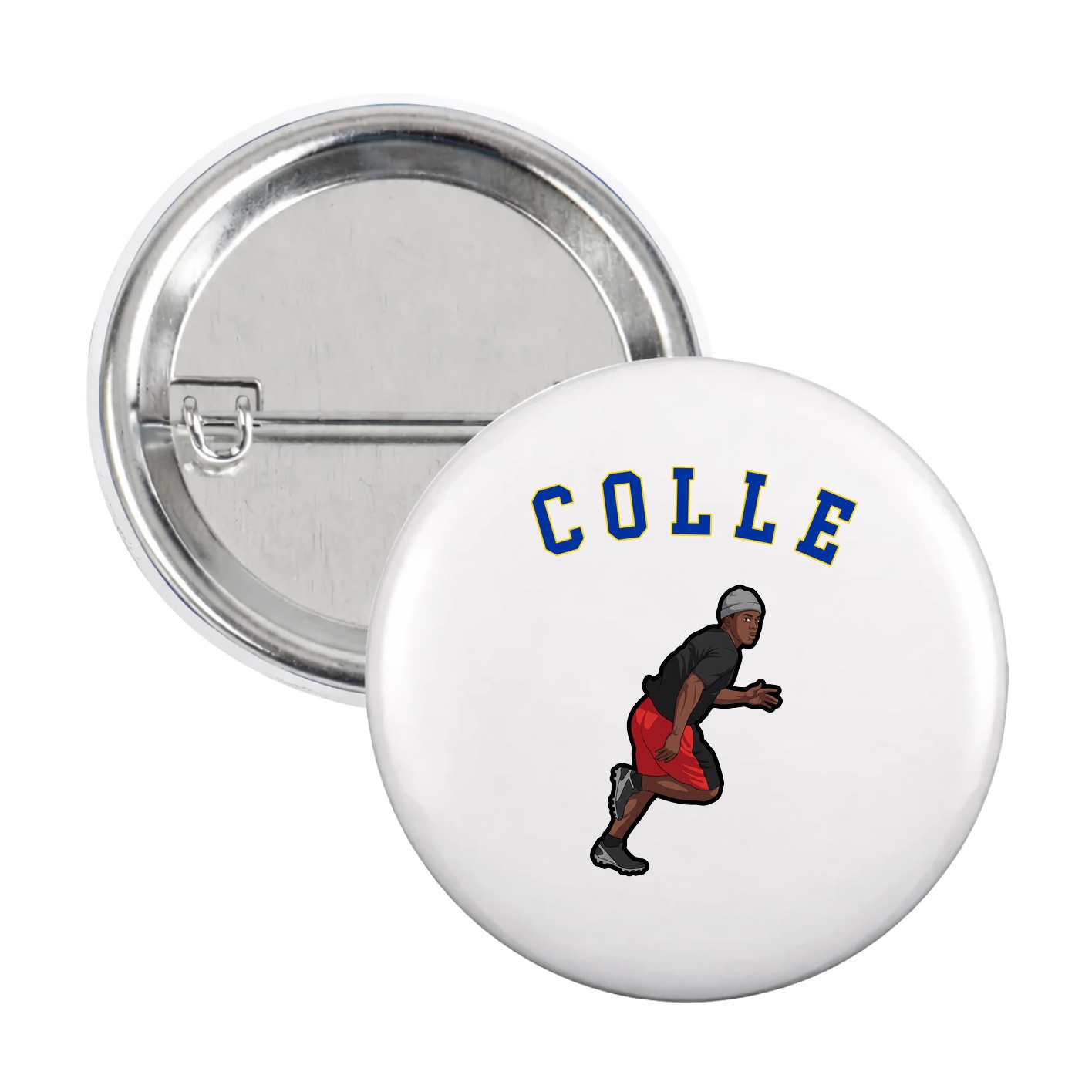 Game Day Button — Shirsey Arch in White